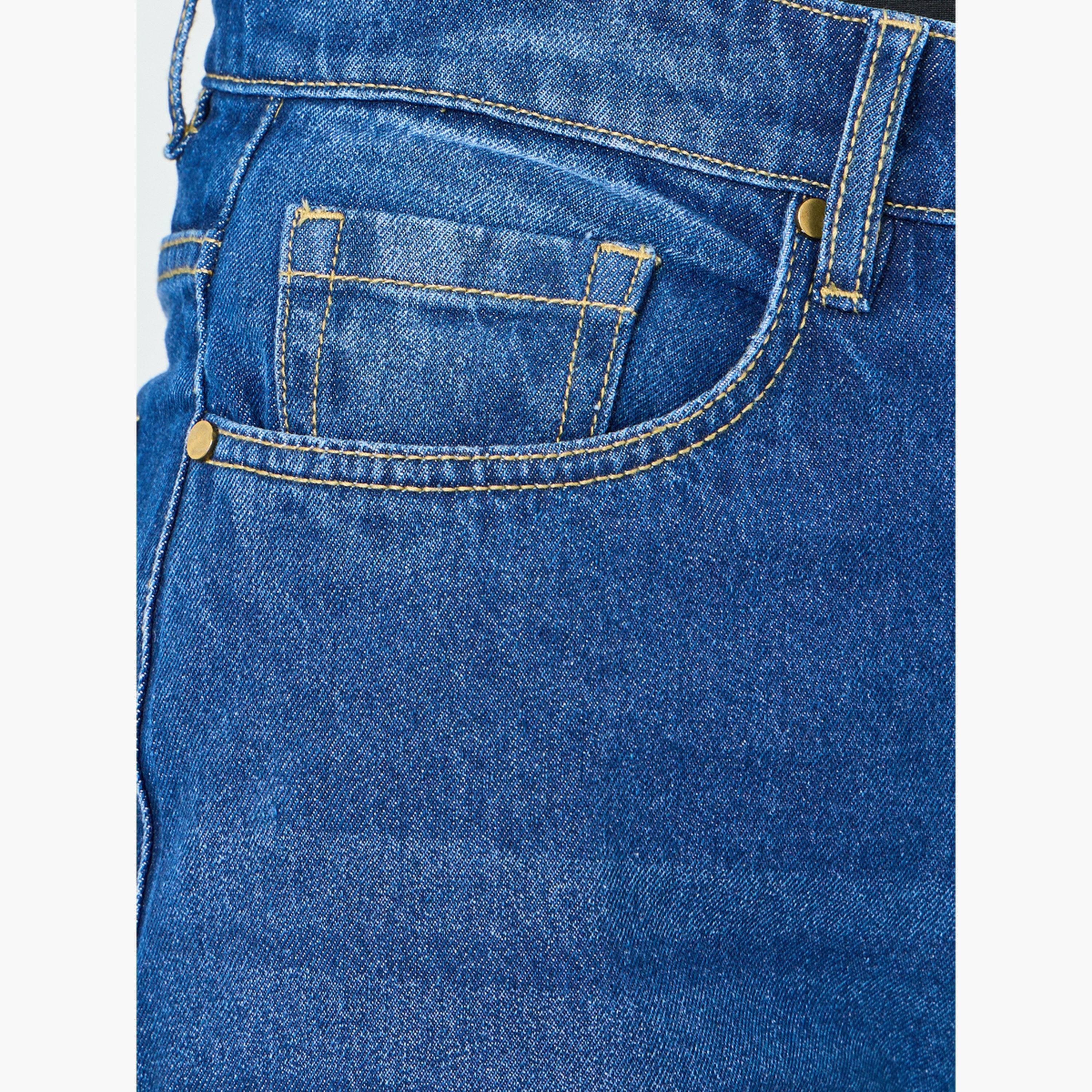 بنطال جينز بخصر مرتفع وساق واسعة أزرق-women-clothing-bottoms-jeans-image-4