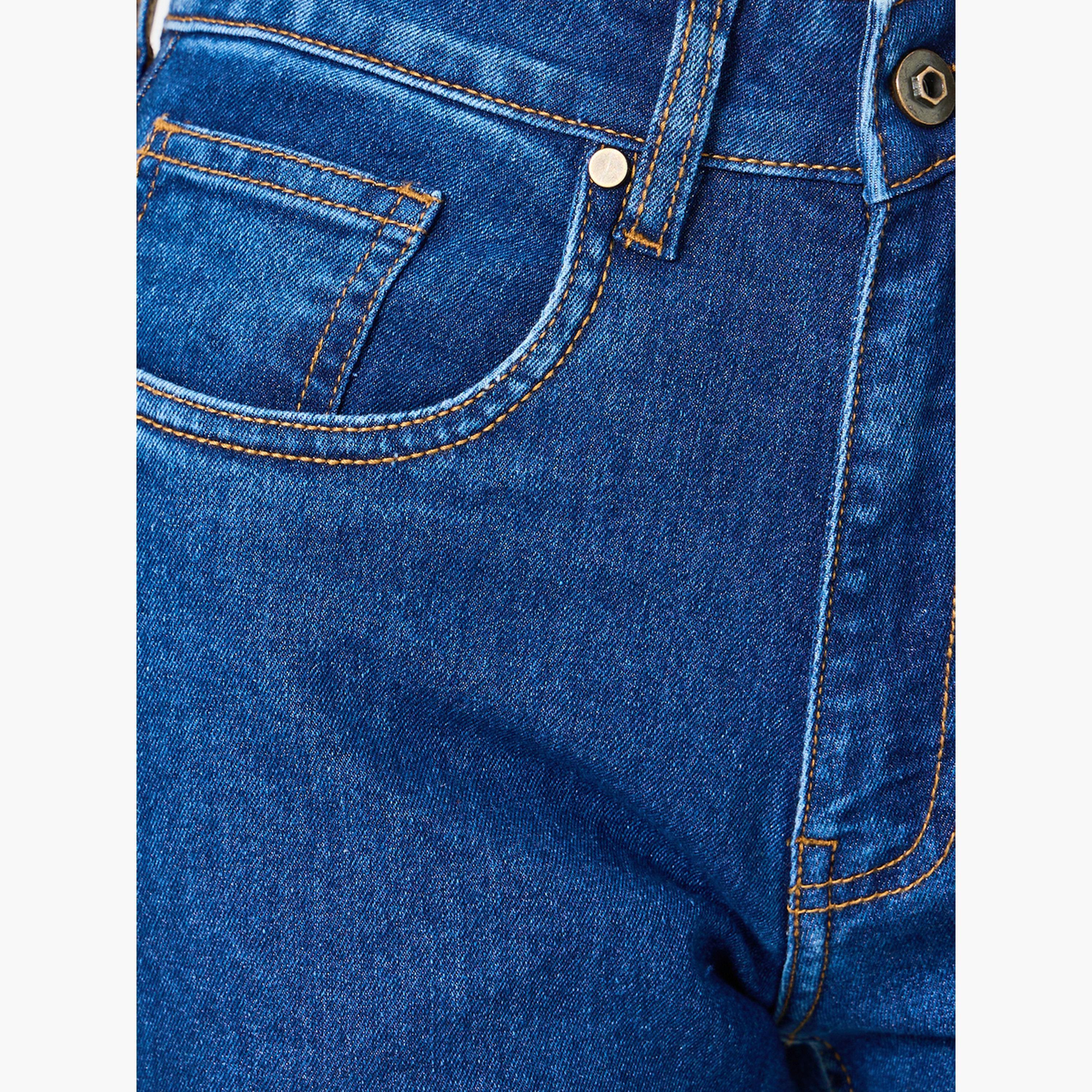 Styli Women Blue Mid Rise Wide Leg Jeans-women-clothing-bottoms-jeans-image-4