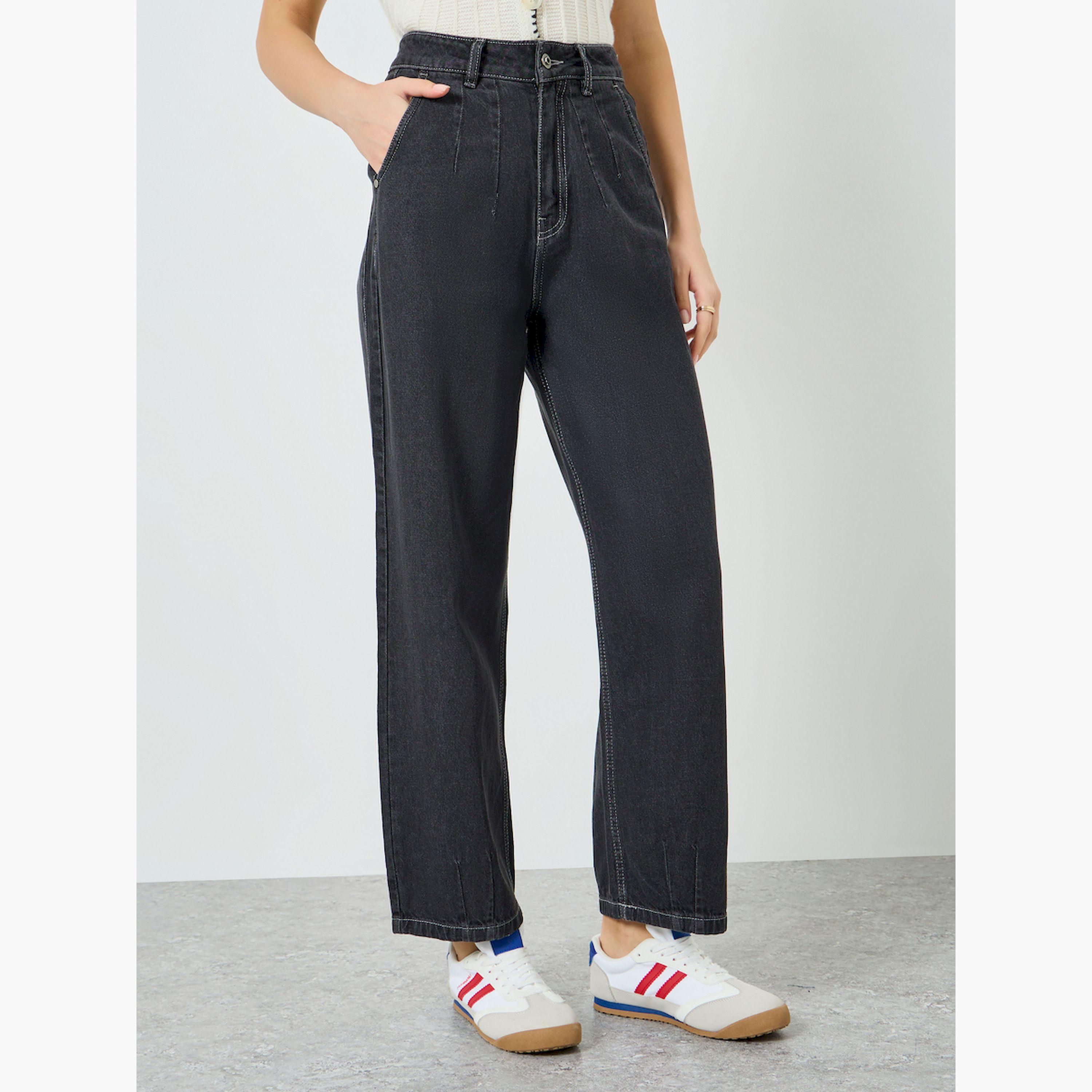 جينز قصة بارل بخصر متوسط-women-clothing-bottoms-jeans-image-1