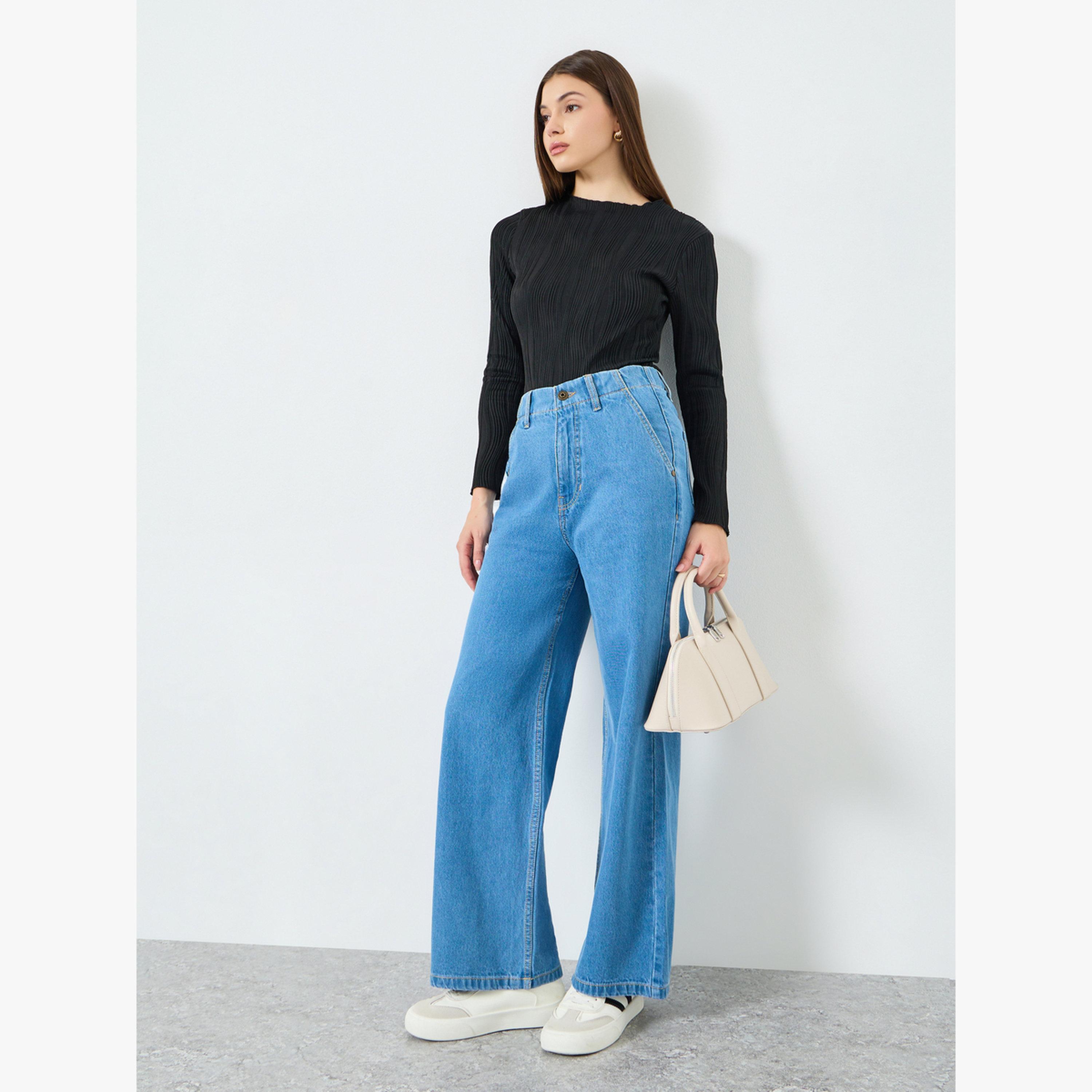 Styli Women High Rise Wide Leg Jeans-women-clothing-bottoms-jeans-image-2