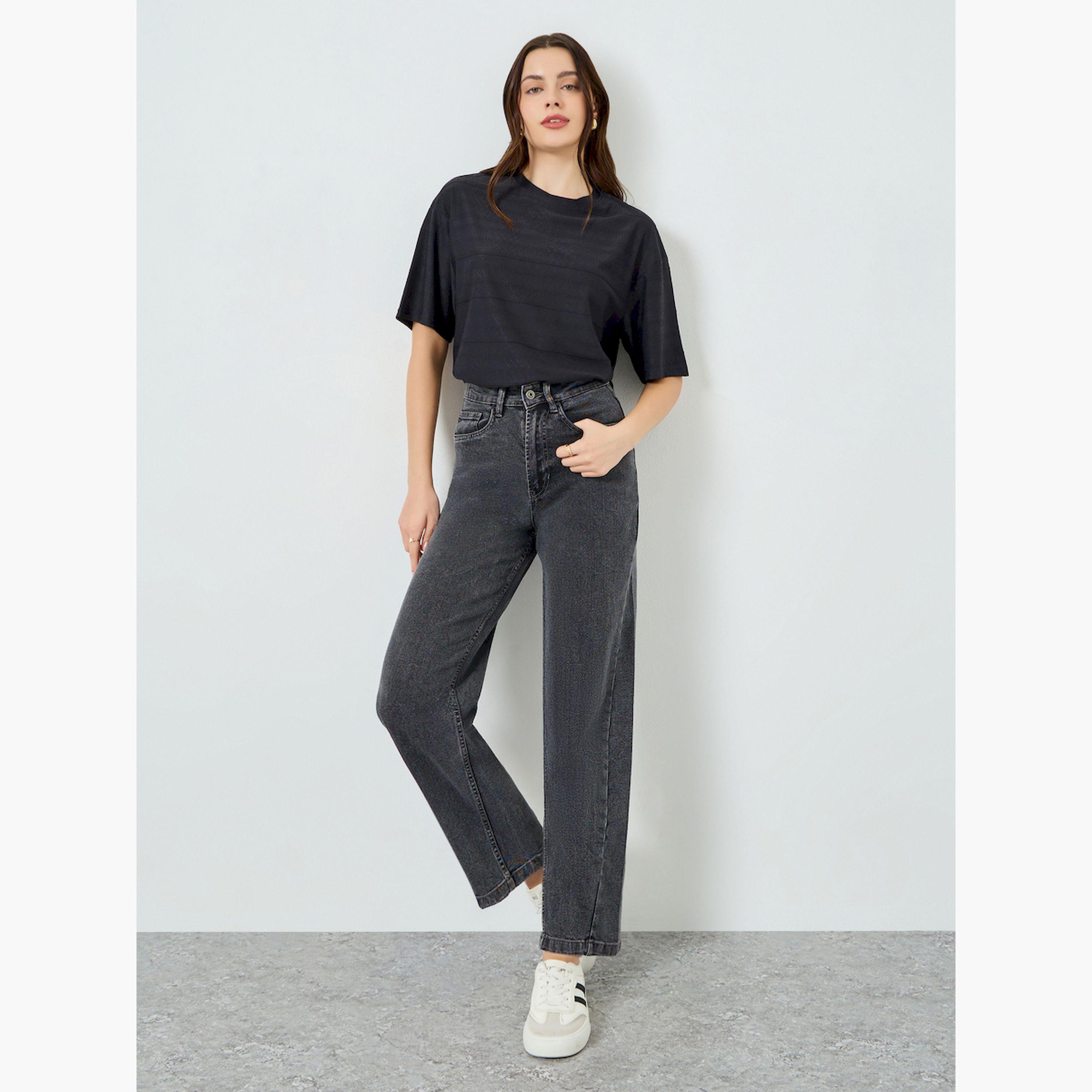 جينز قصة بارل بخصر مرتفع-women-clothing-bottoms-jeans-image-2