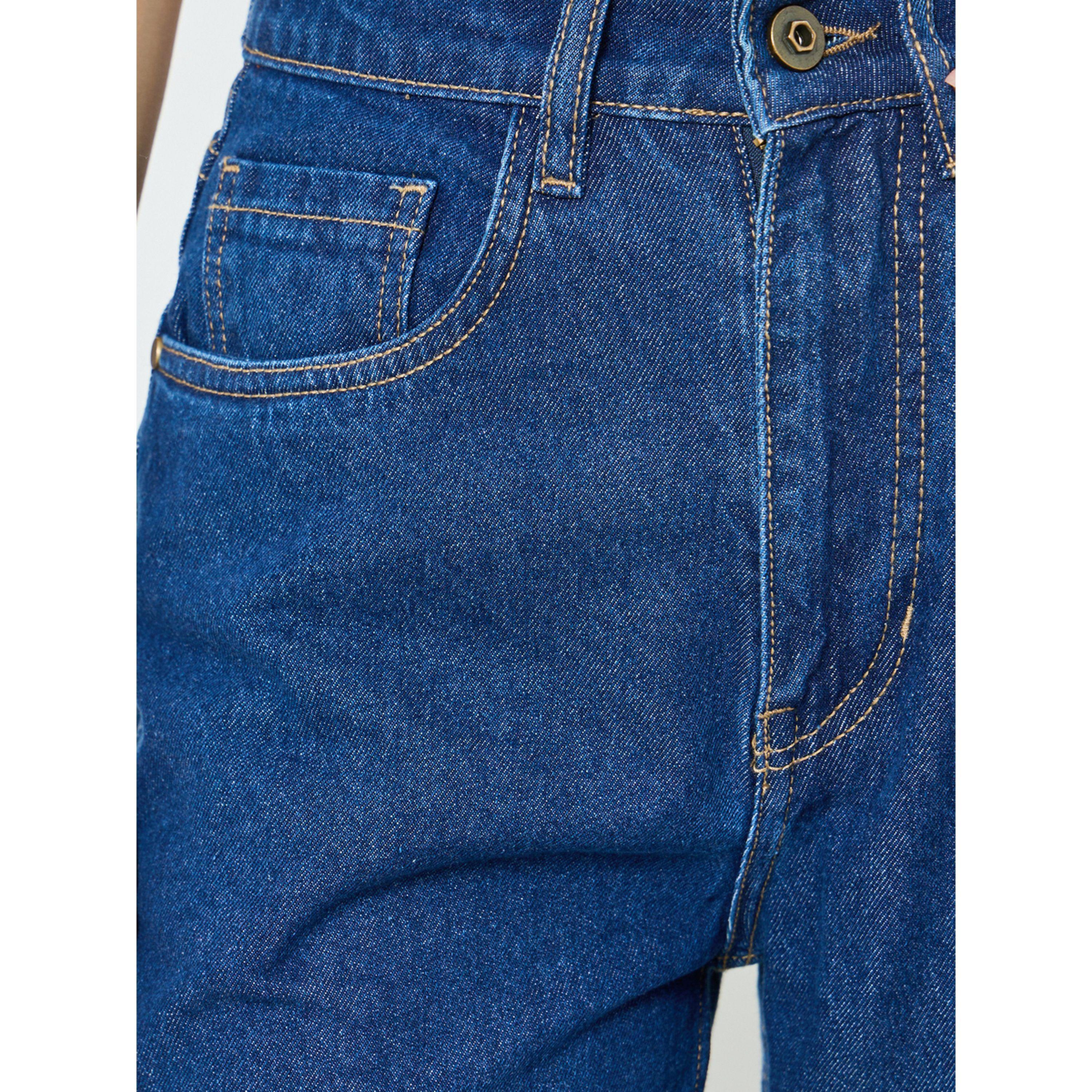 Styli Women Dark Blue Baggy Fit Jeans-women-clothing-bottoms-jeans-image-3