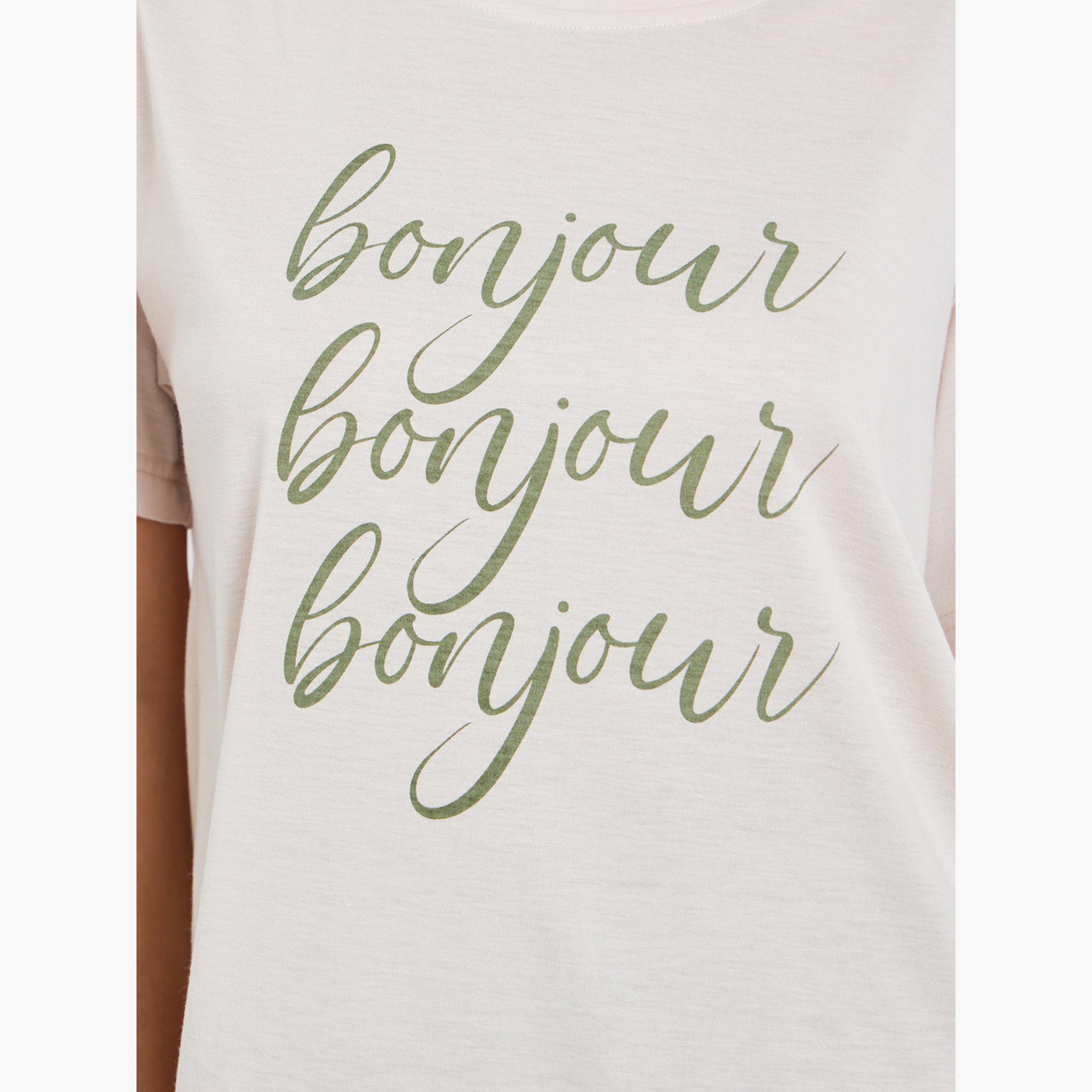 Styli Bonjour Drop Shoulder T-Shirt and Pyjama Set-women-clothing-nightwear-pyjamas-longsets-image-5