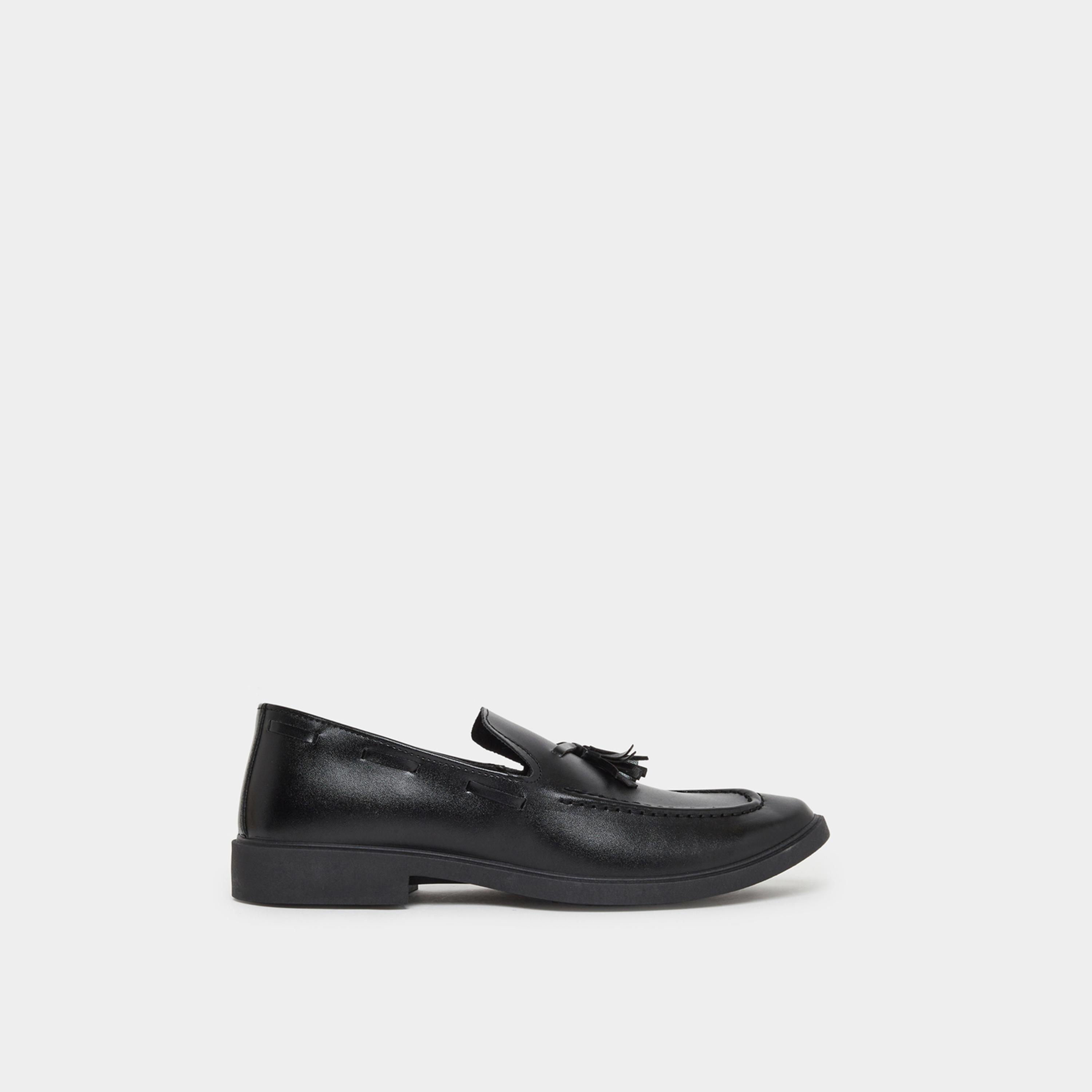 Styli Men Classic Faux Leather Tassel Loafers-men-shoes-formalshoes-image-3