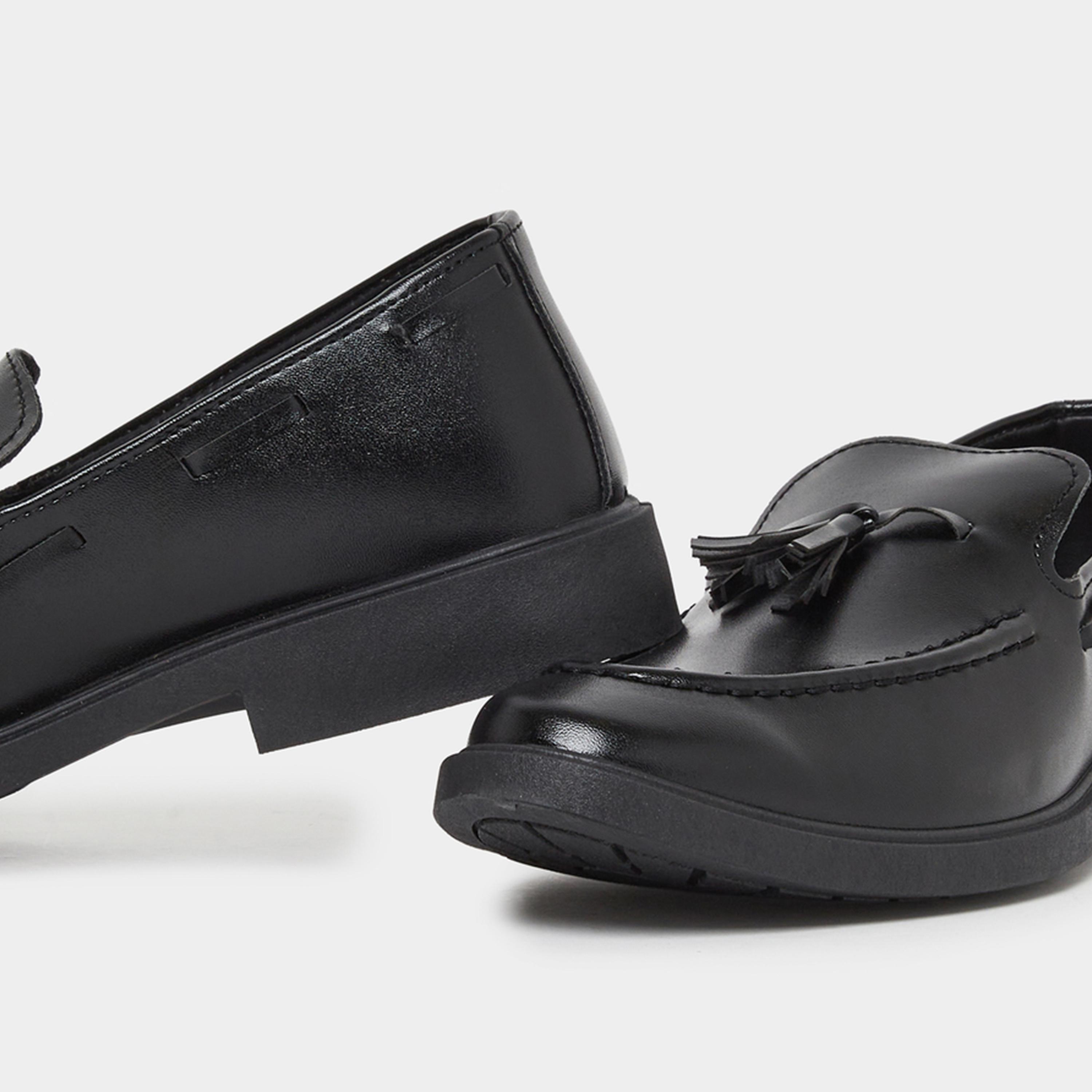 Styli Men Classic Faux Leather Tassel Loafers-men-shoes-formalshoes-image-4