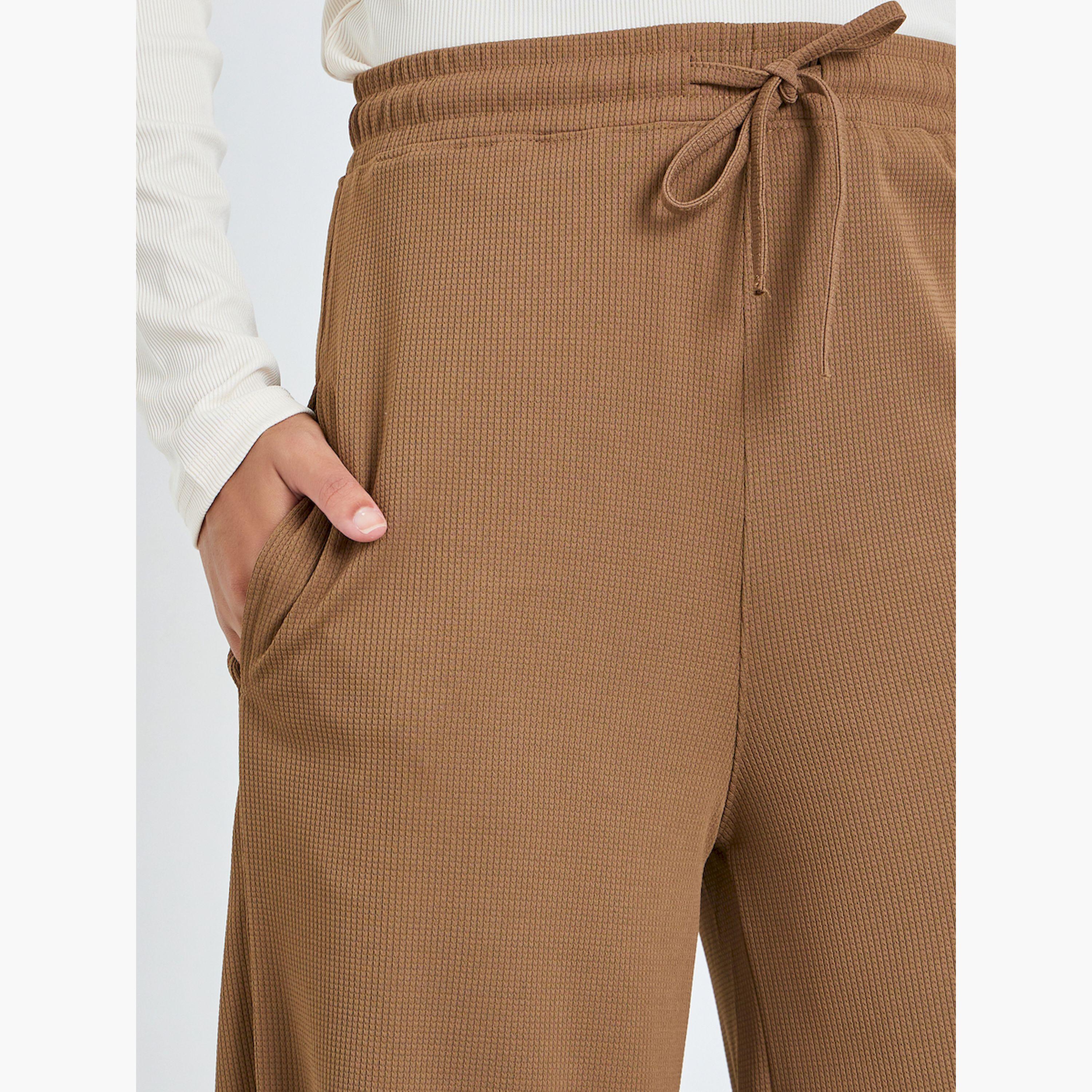 جوغر بأرجل واسعة وسادة-women-clothing-bottoms-joggers-image-3