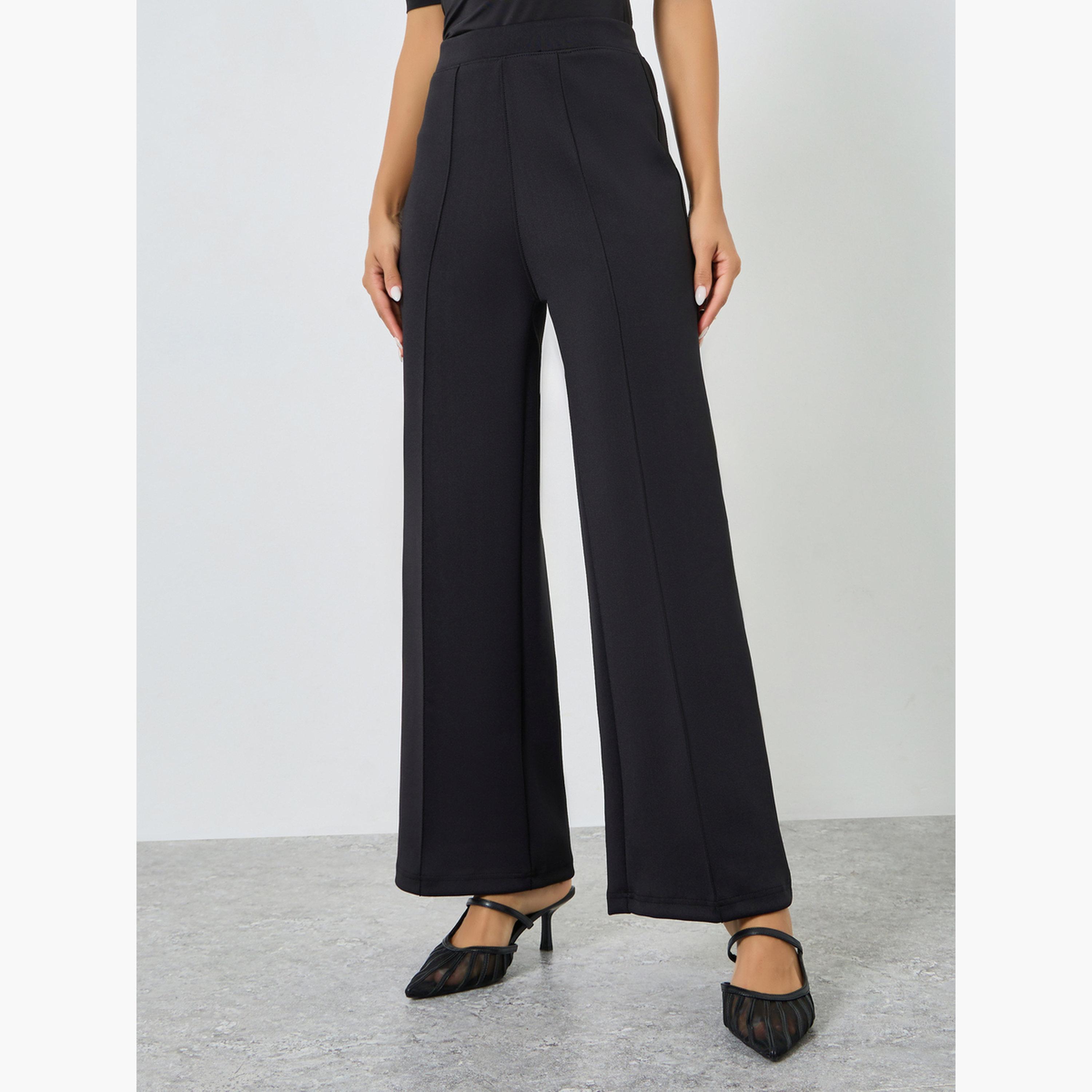 بنطال سكوبا بأرجل واسعة-women-clothing-bottoms-trousers-image-1