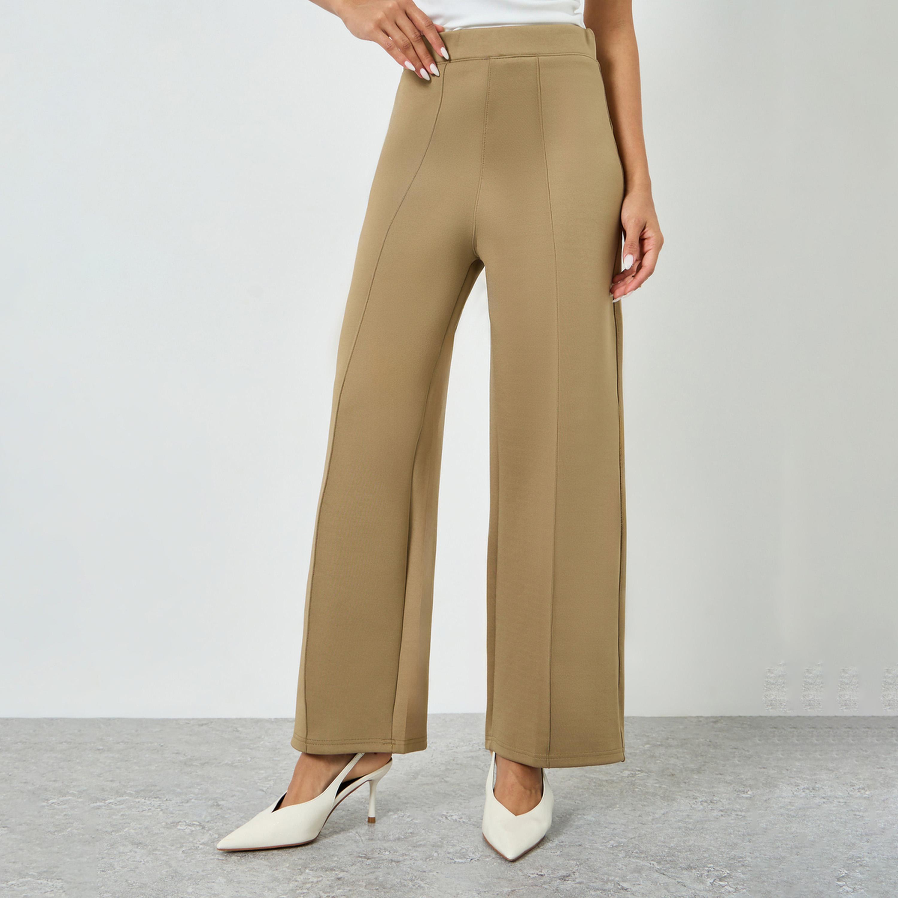 بنطال سكوبا بأرجل واسعة-women-clothing-bottoms-trousers-image-1