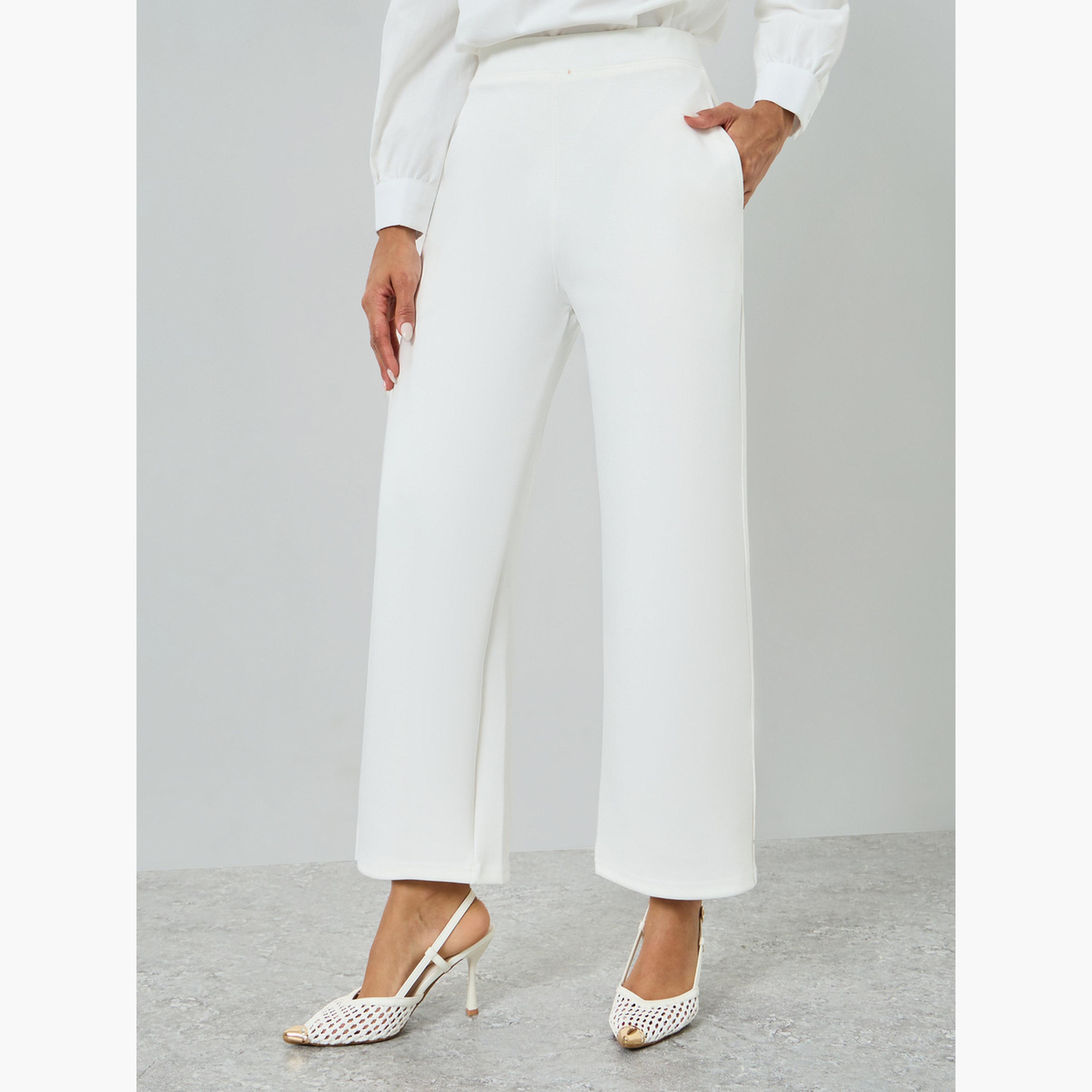 بنطال سكوبا بقصة أرجل مستقيمة-women-clothing-bottoms-joggers-image-1