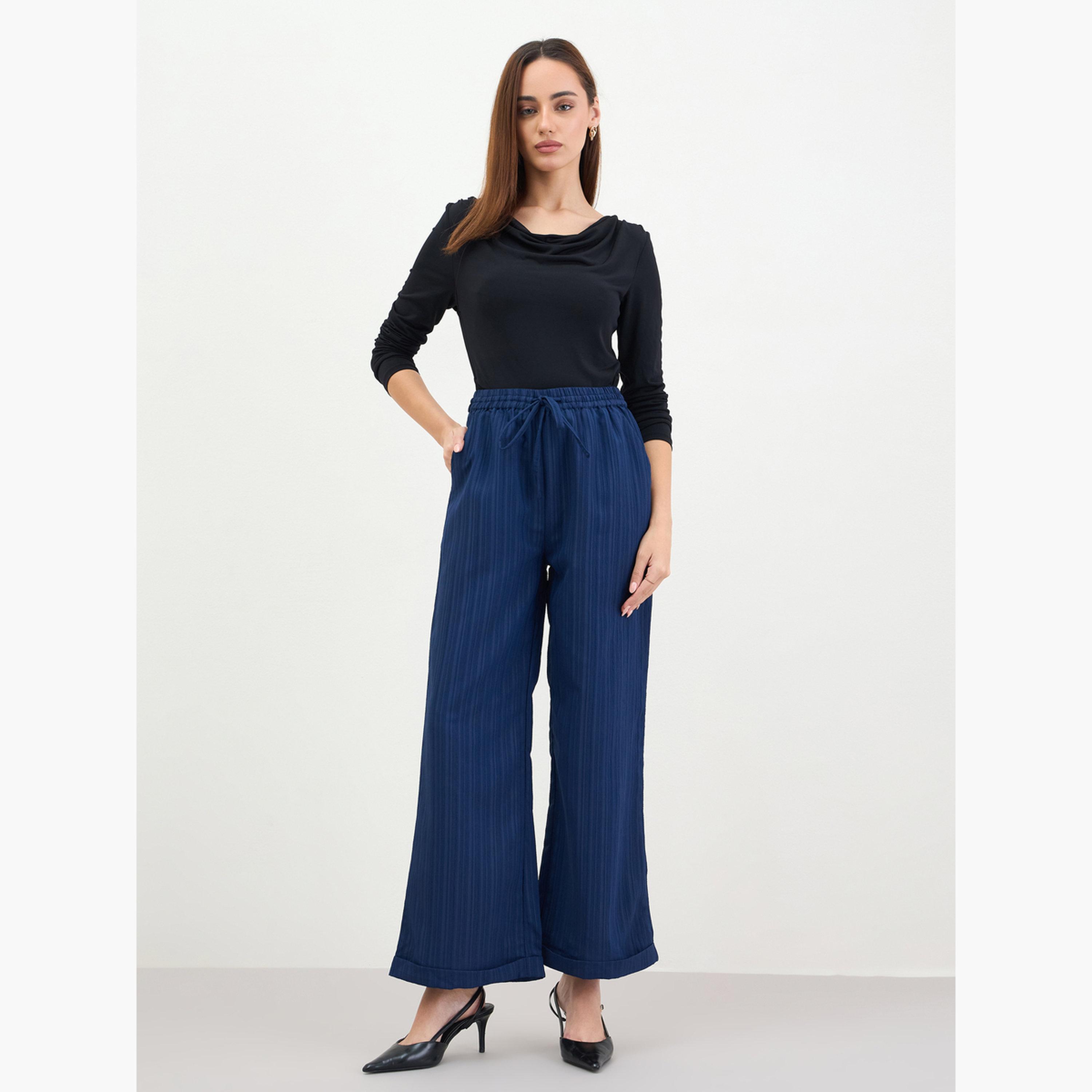 بنطال بأرجل واسعة-women-clothing-bottoms-trousers-image-2