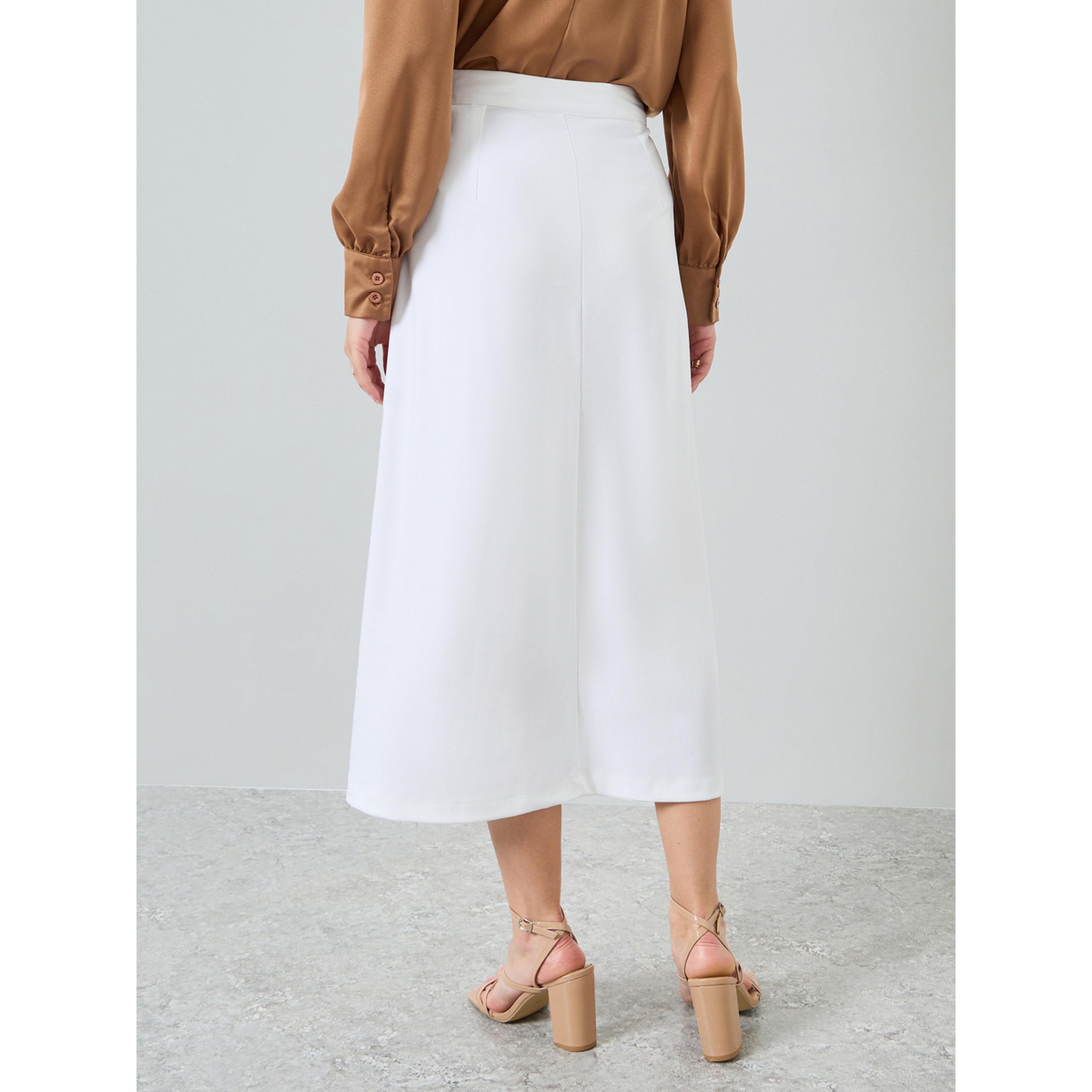 تنورة ميدي رسمية مع جيب جانبي-women-clothing-bottoms-skirts-image-4