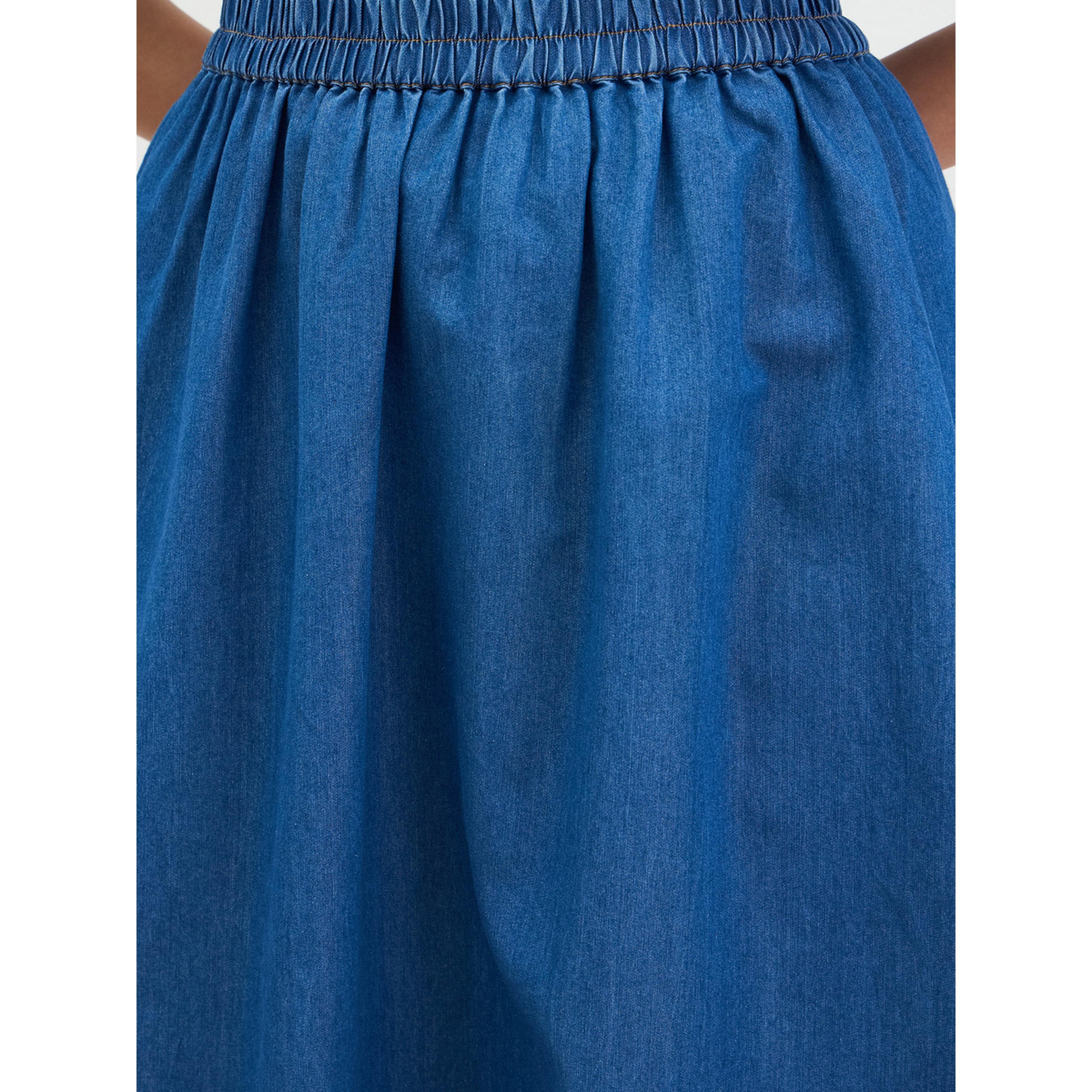 تنورة طويلة دنيم بخصر مطاطي-women-clothing-bottoms-jeans-image-4
