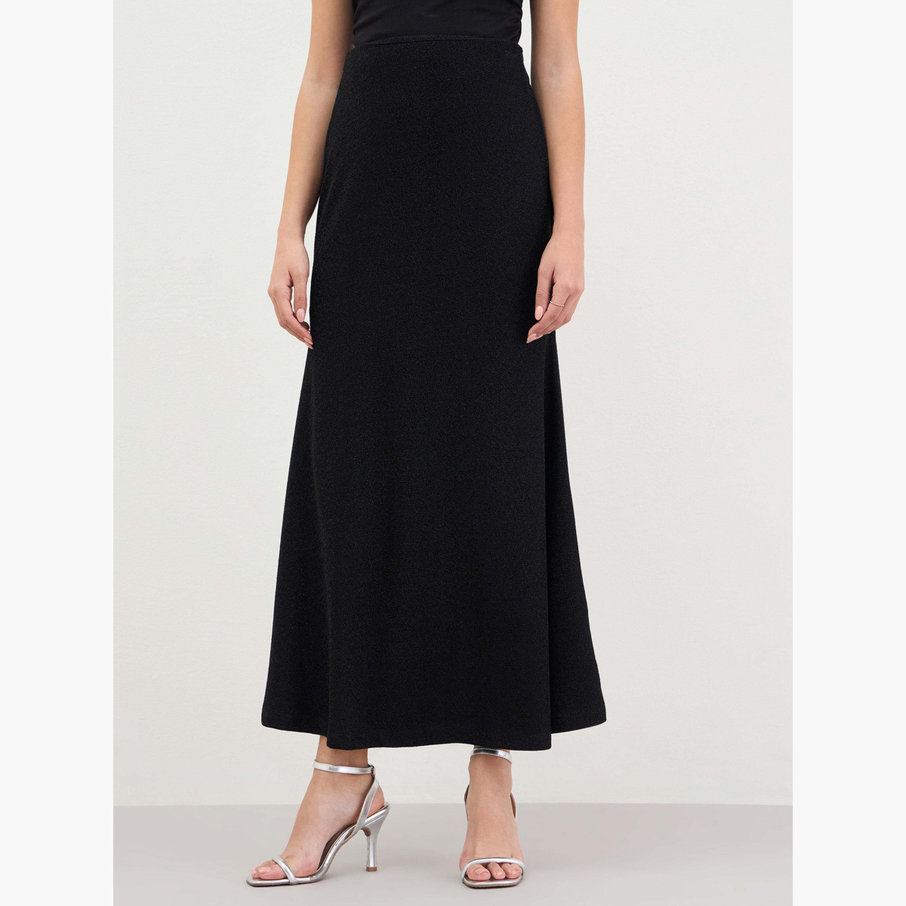 تنورة طويلة بارزة الملمس-women-clothing-bottoms-skirts-image-1