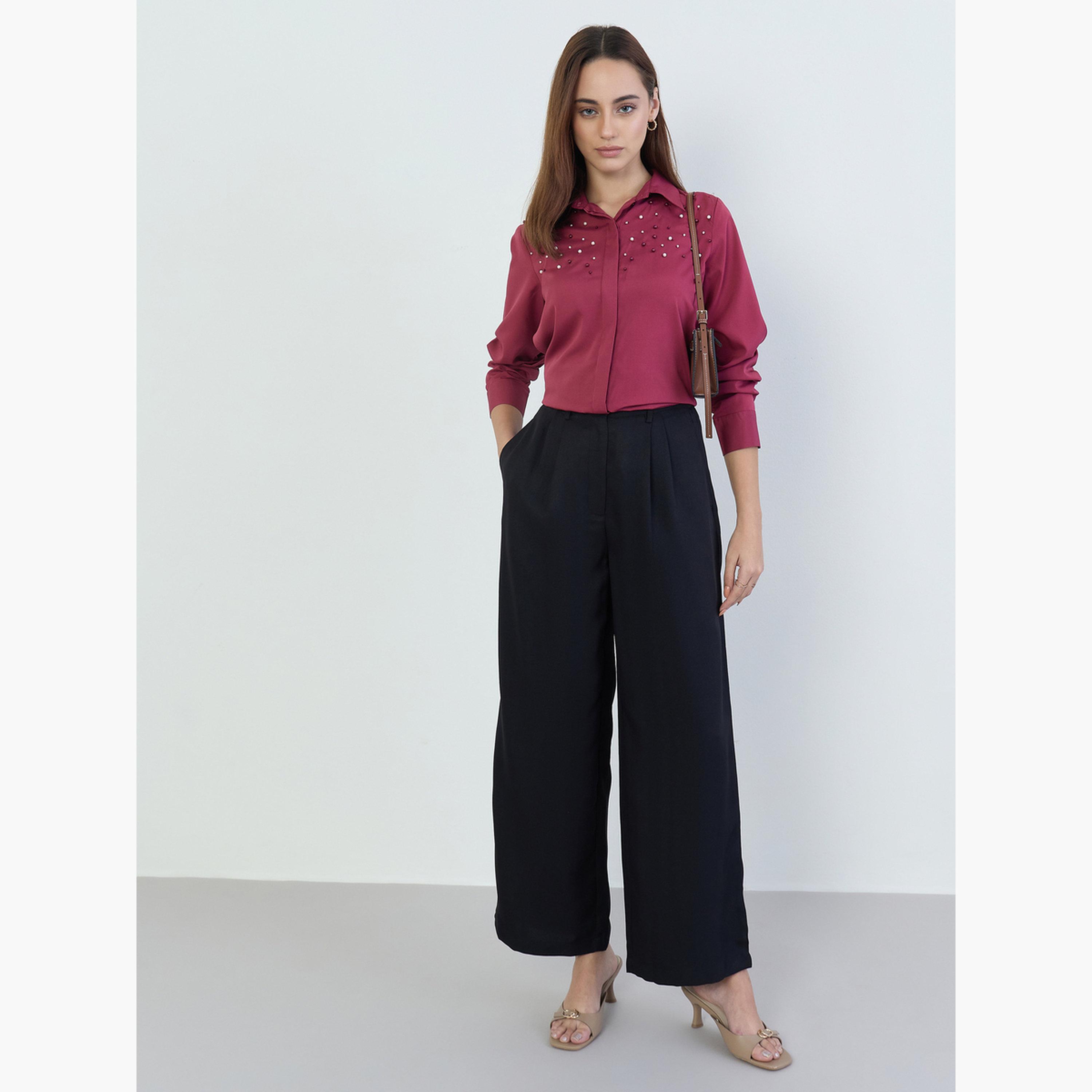 بنطال بأرجل واسعة-women-clothing-bottoms-trousers-image-2
