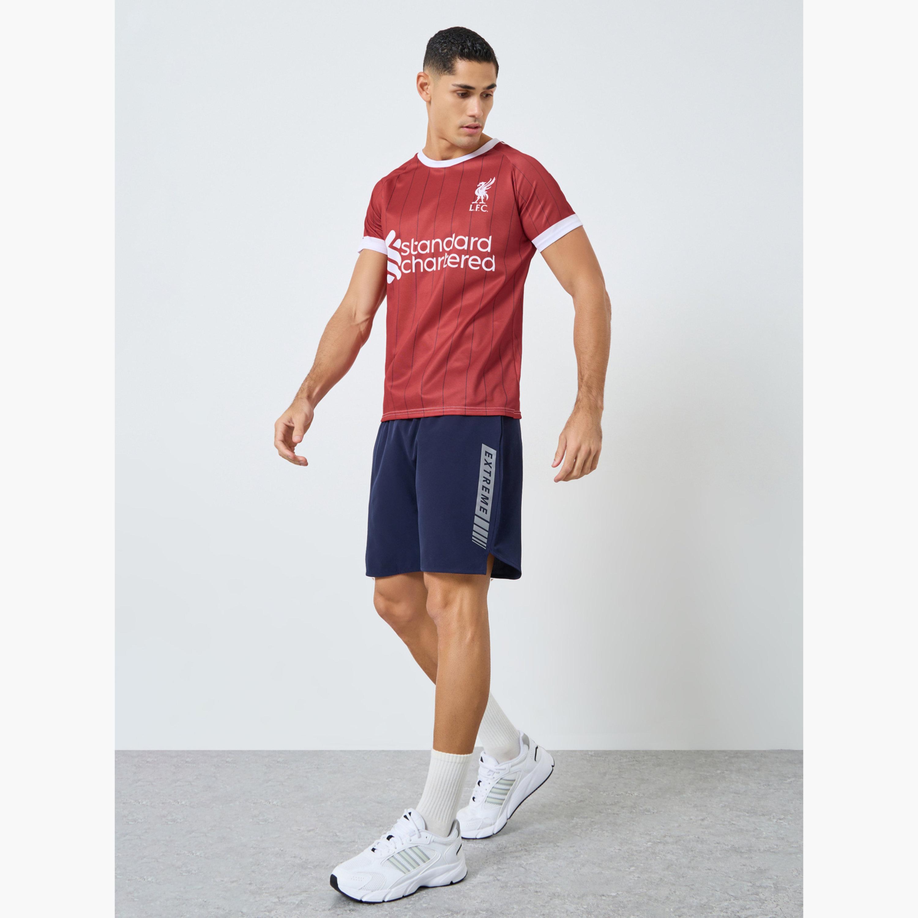 Take Two Men Logo Print Short Sleeves Sports T-Shirt-men-clothing-sportswearandactivewear-tshirtsandpolos-image-2