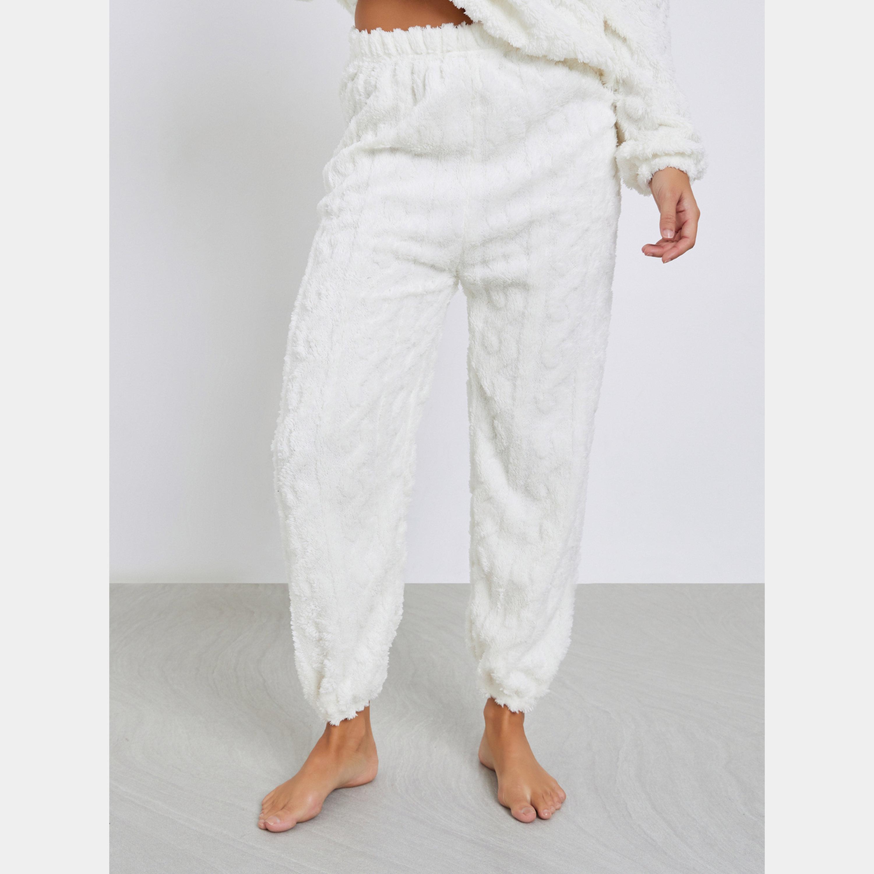 ستايلي - بيجاما قميص بأكمام طويلة صوف الكابلي-women-clothing-nightwear-pyjamas-longsets-image-3