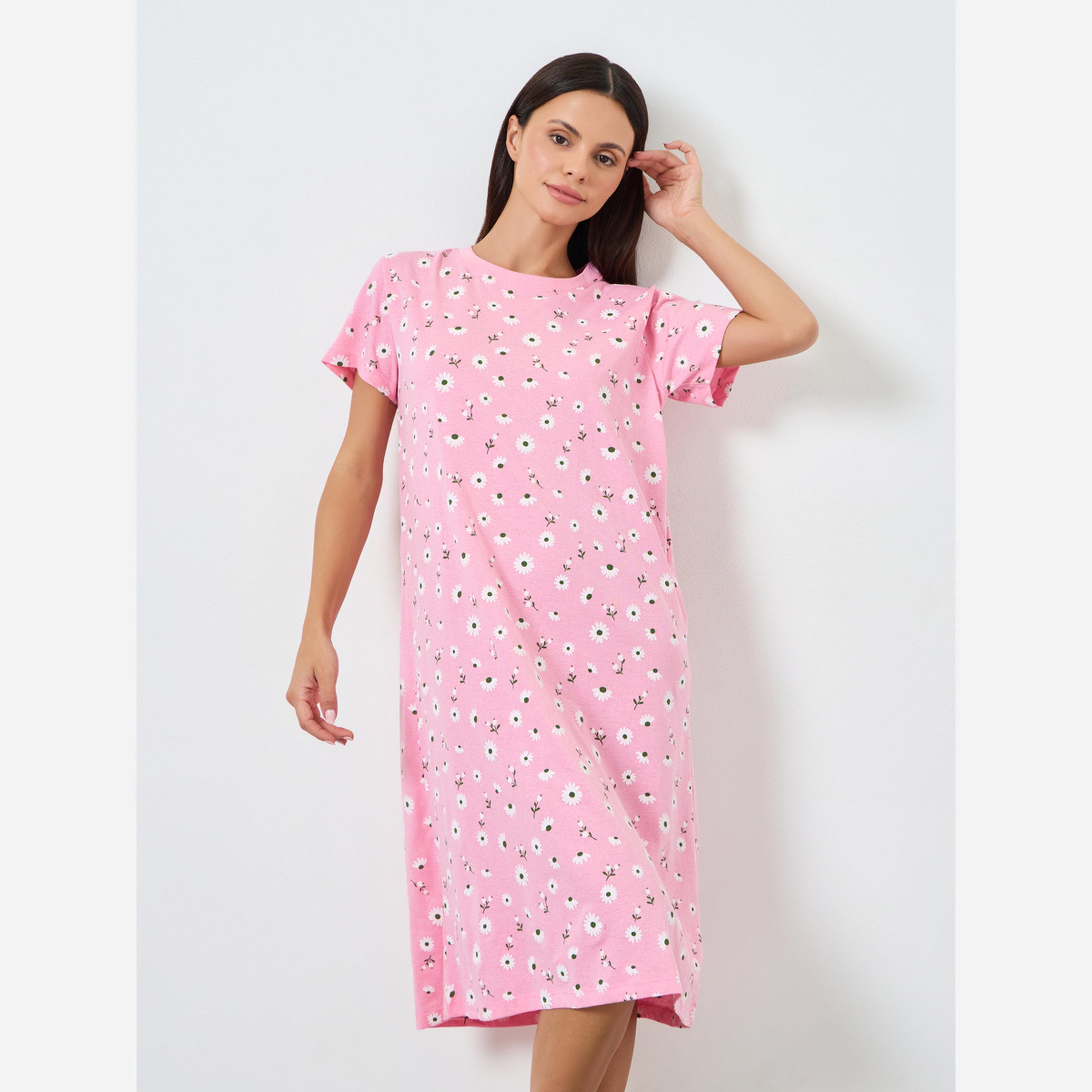Styli Pack of 2 - Women Printed Slipdress-women-clothing-nightwear-nighties-image-3