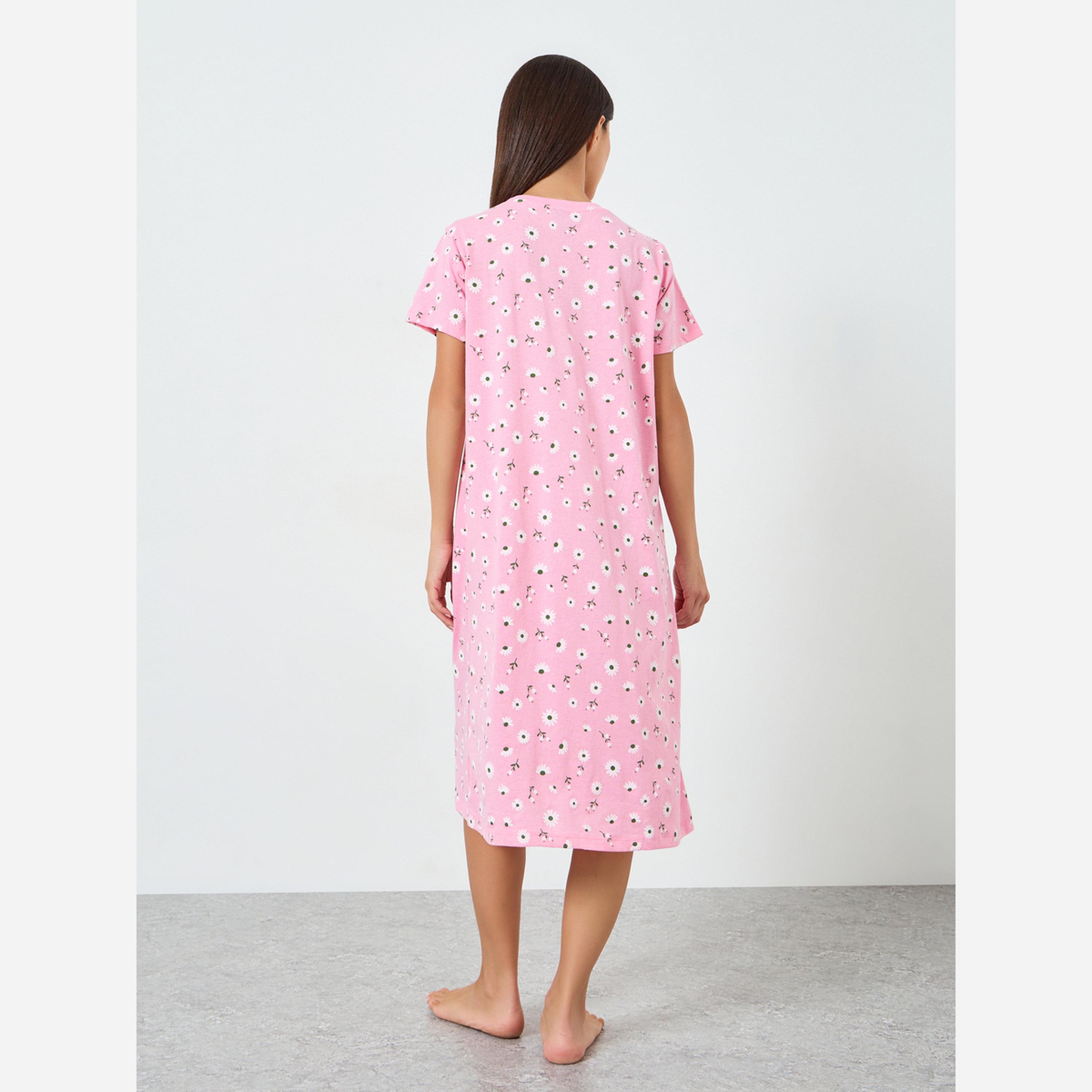 Styli Pack of 2 - Women Printed Slipdress-women-clothing-nightwear-nighties-image-5