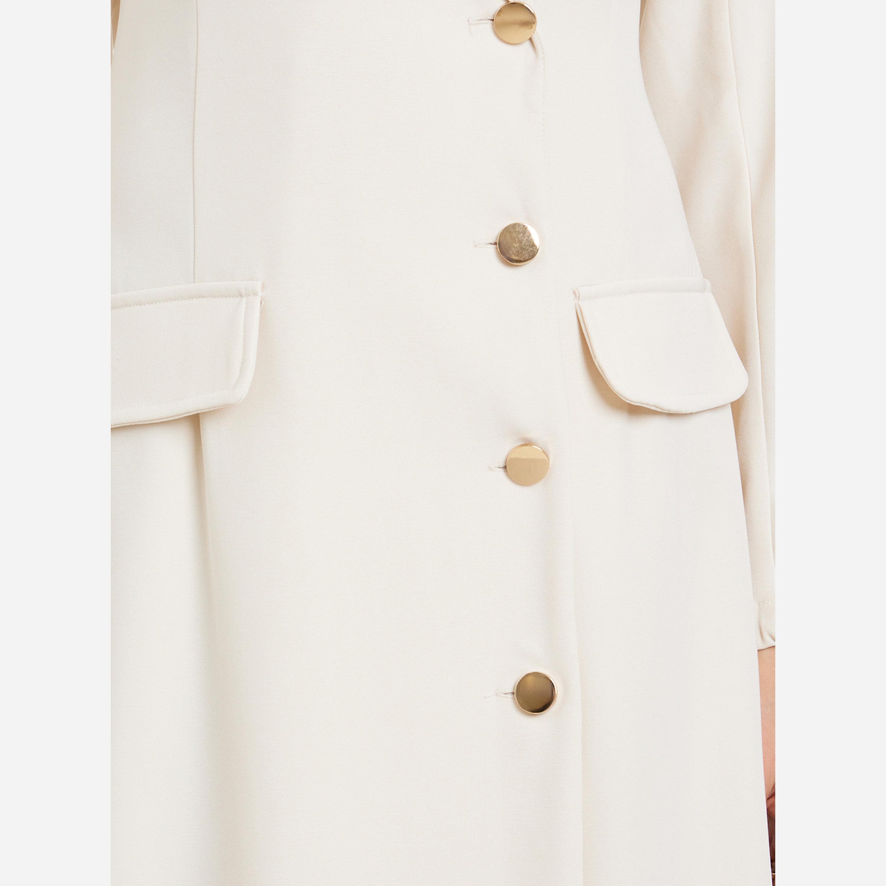 ستايلي - فستان متوسط الطول لون أبيض-women-clothing-dresses-image-5