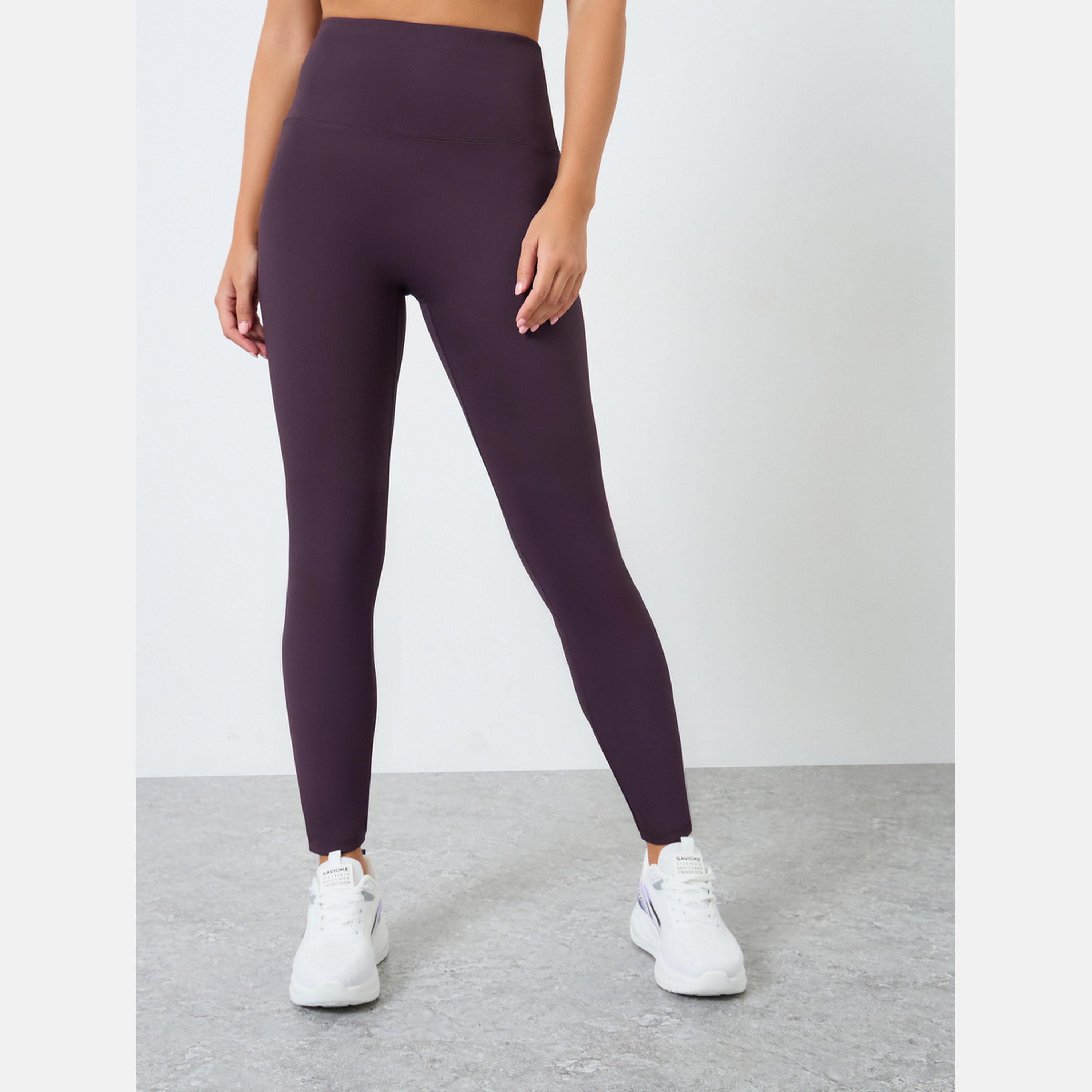 ستايلي - حمالة صدر بظهر متقاطع بتقنية الكونتور مع ليقنز/ فيزون مرن عالي الخصر-women-clothing-sportswearandactivewear-trackpantsandtracksuits-image-5