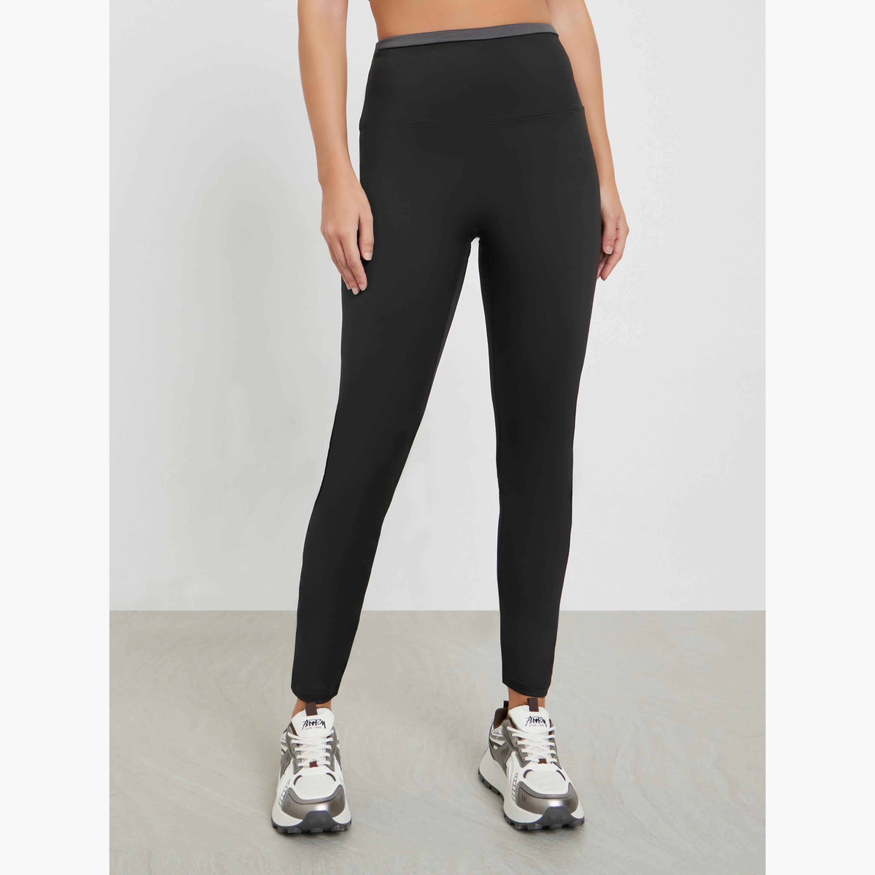 ستايلي - فيزون بخصر عالي لون مختلف-women-clothing-sportswearandactivewear-bottoms-leggings-image-1