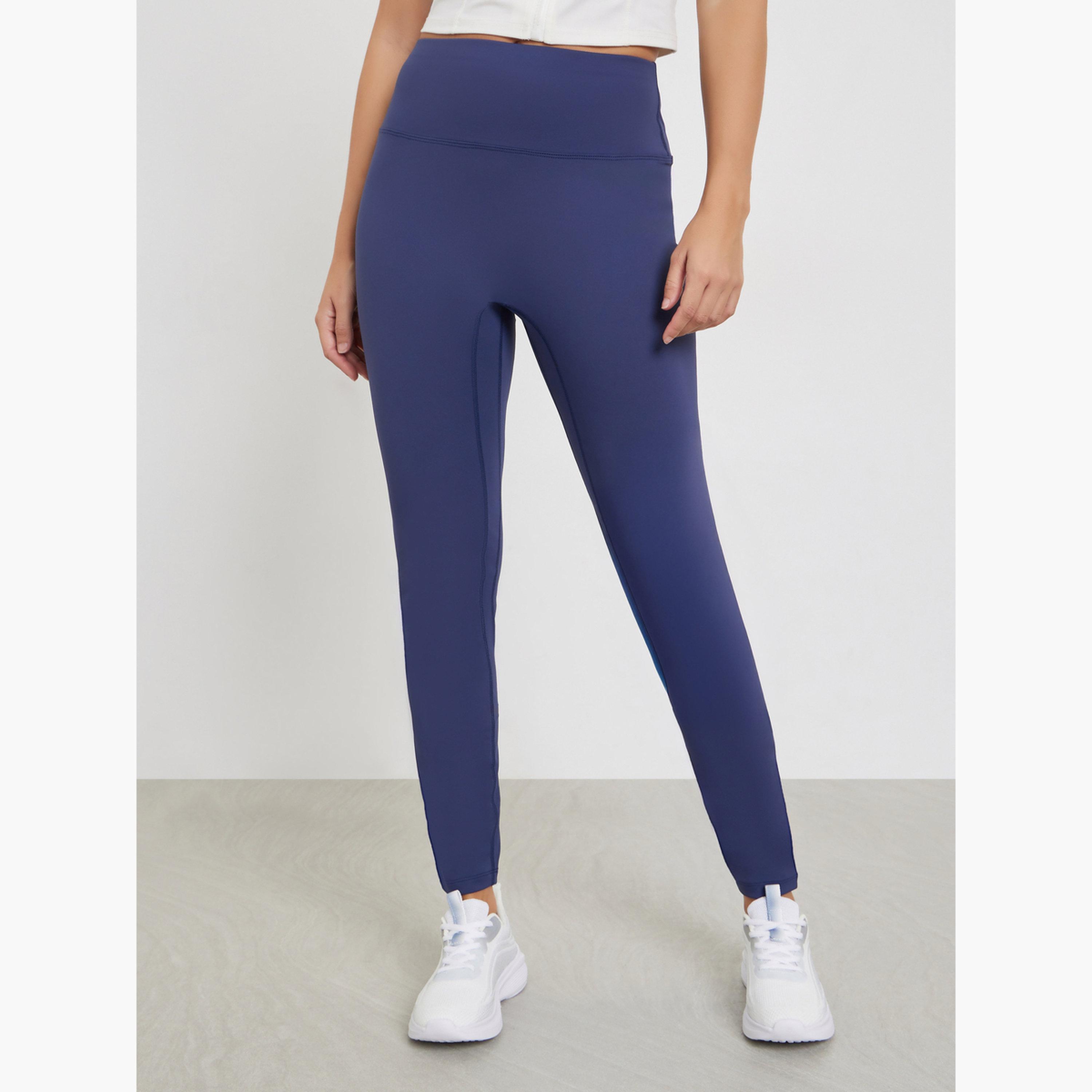 ستايلي - فيزون بخصر عريض وتصميم بخياطة مزدوجة-women-clothing-sportswearandactivewear-bottoms-leggings-image-1