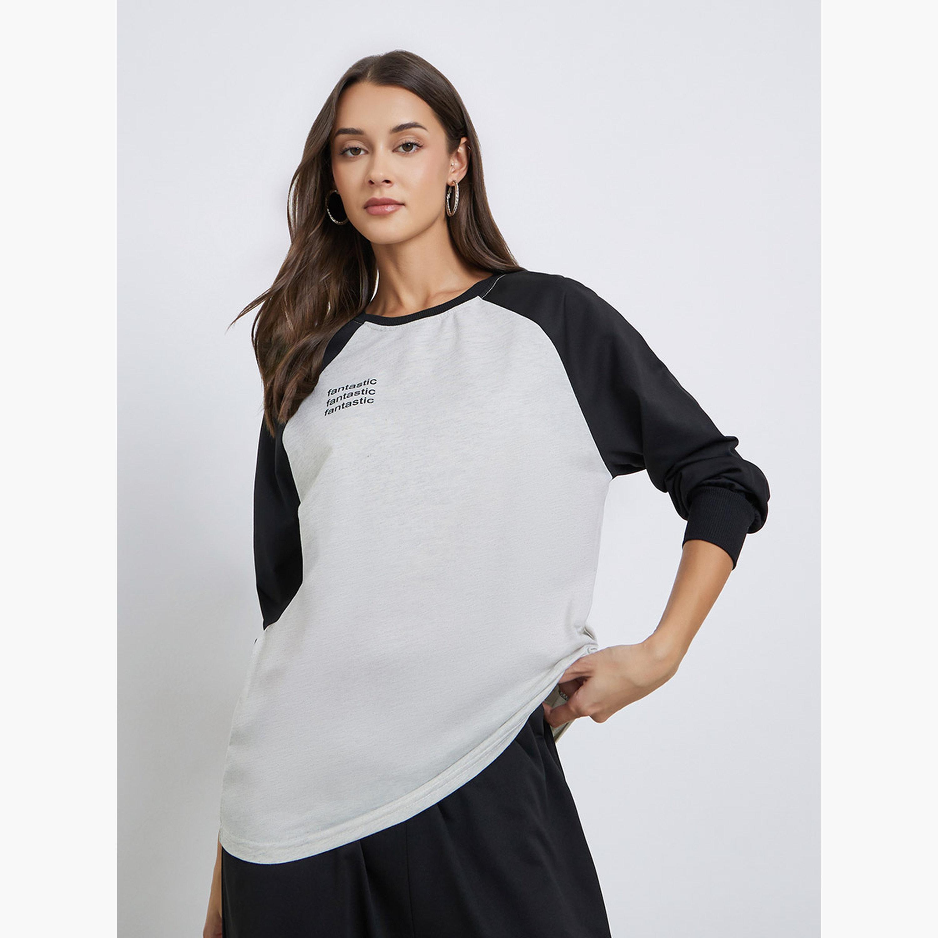 ستايلي - تي شيرت وبنطال رياضي بألوان متعددة للنساء-women-clothing-coordsets-image-3