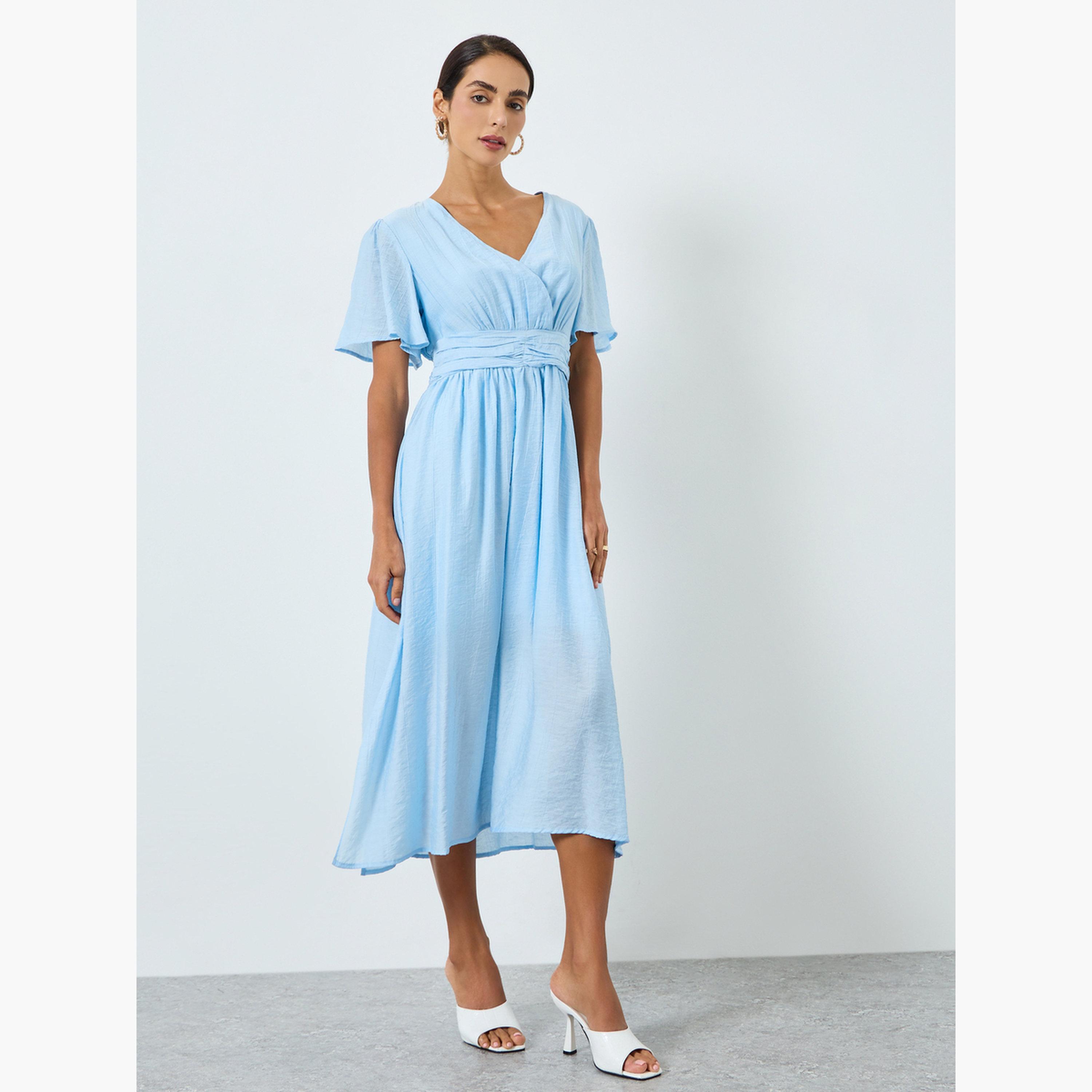 طقم قميص بأزرار وبنطلون-women-clothing-dresses-image-1
