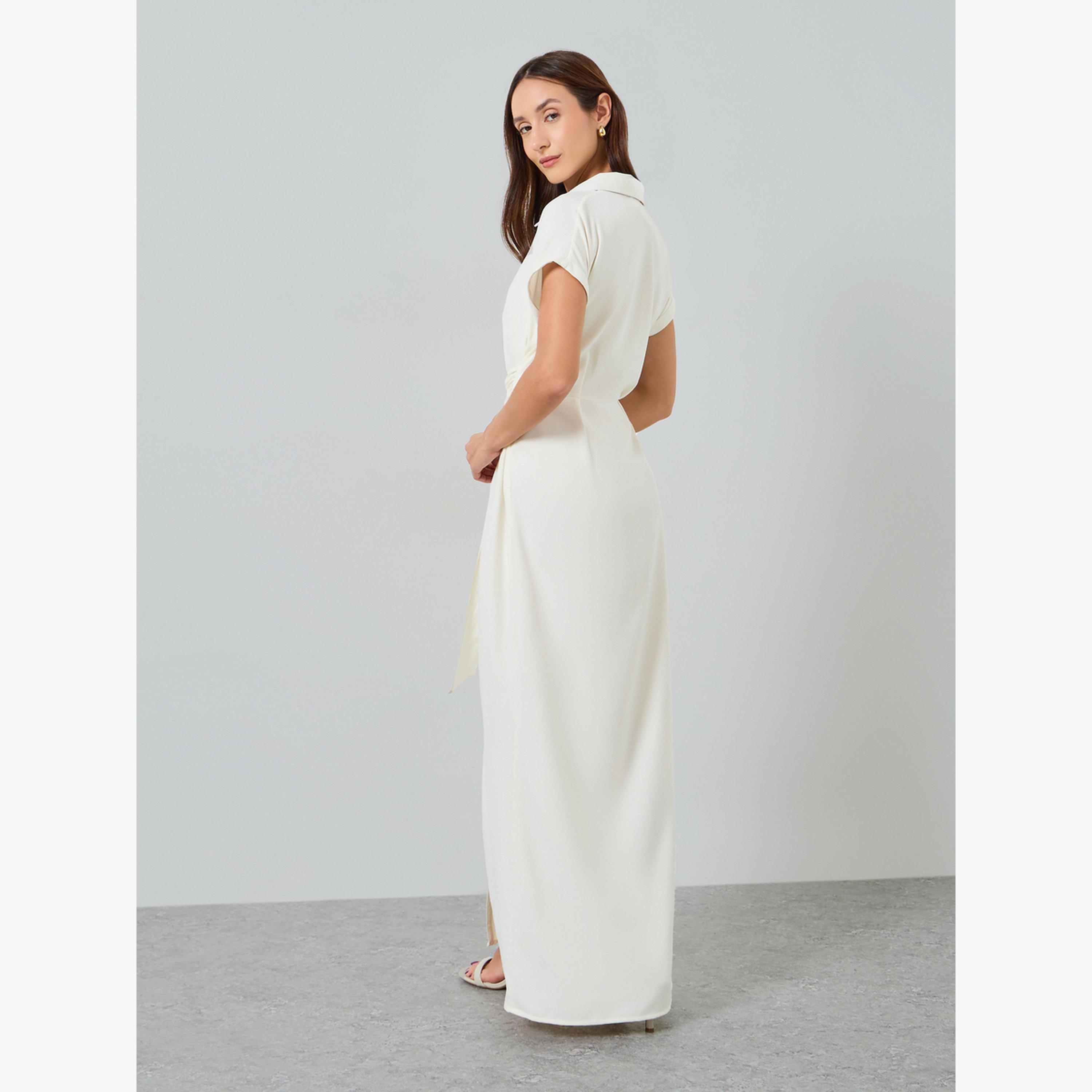 فستان قميص طويل بحزام-women-clothing-dresses-image-3