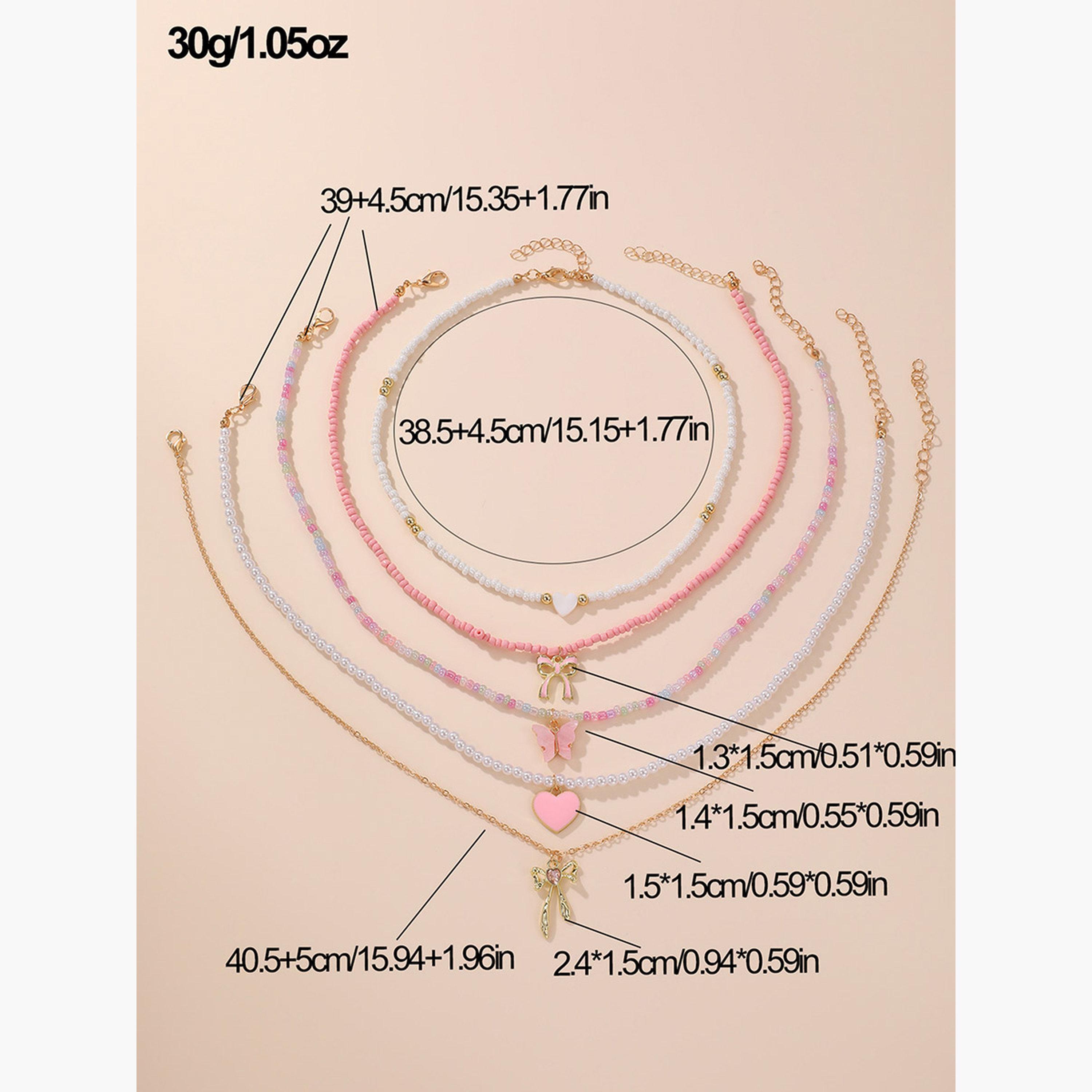 Take Two Women  5pcs Assorted Pendant Beaded Necklace Set-women-watchesandjewellery-jewellery-necklacesandpendants-image-6