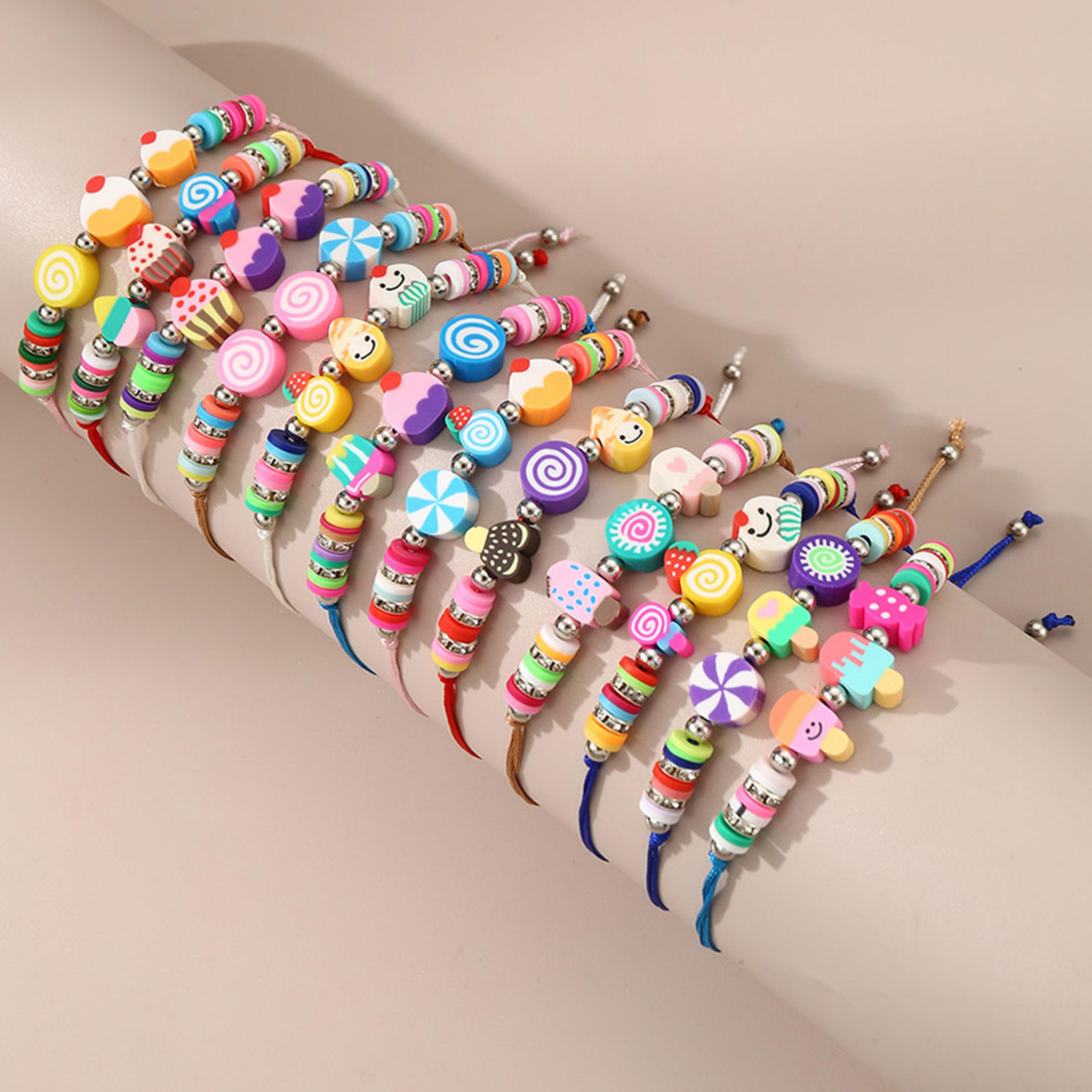 تيك تو - أساور ديكورية بطابع الحلوى 12 قطعة-women-watchesandjewellery-jewellery-banglesandbracelets-image-2