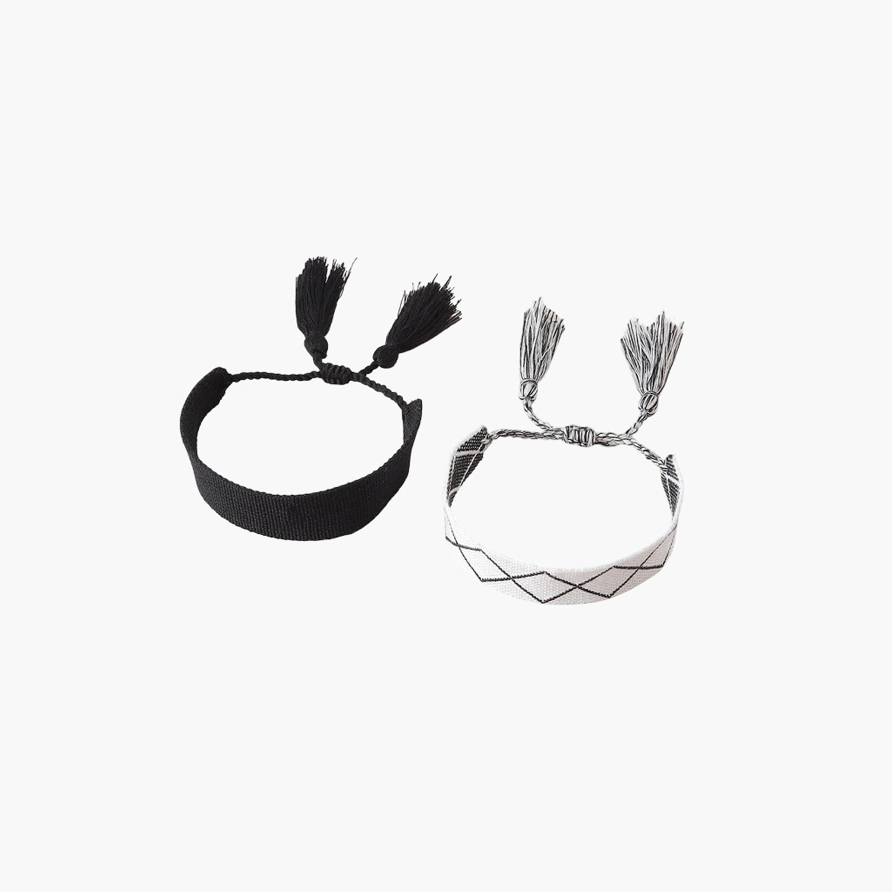 Take Two Women  2pcs Weaving Bracelet Set-women-watchesandjewellery-jewellery-banglesandbracelets-image-1