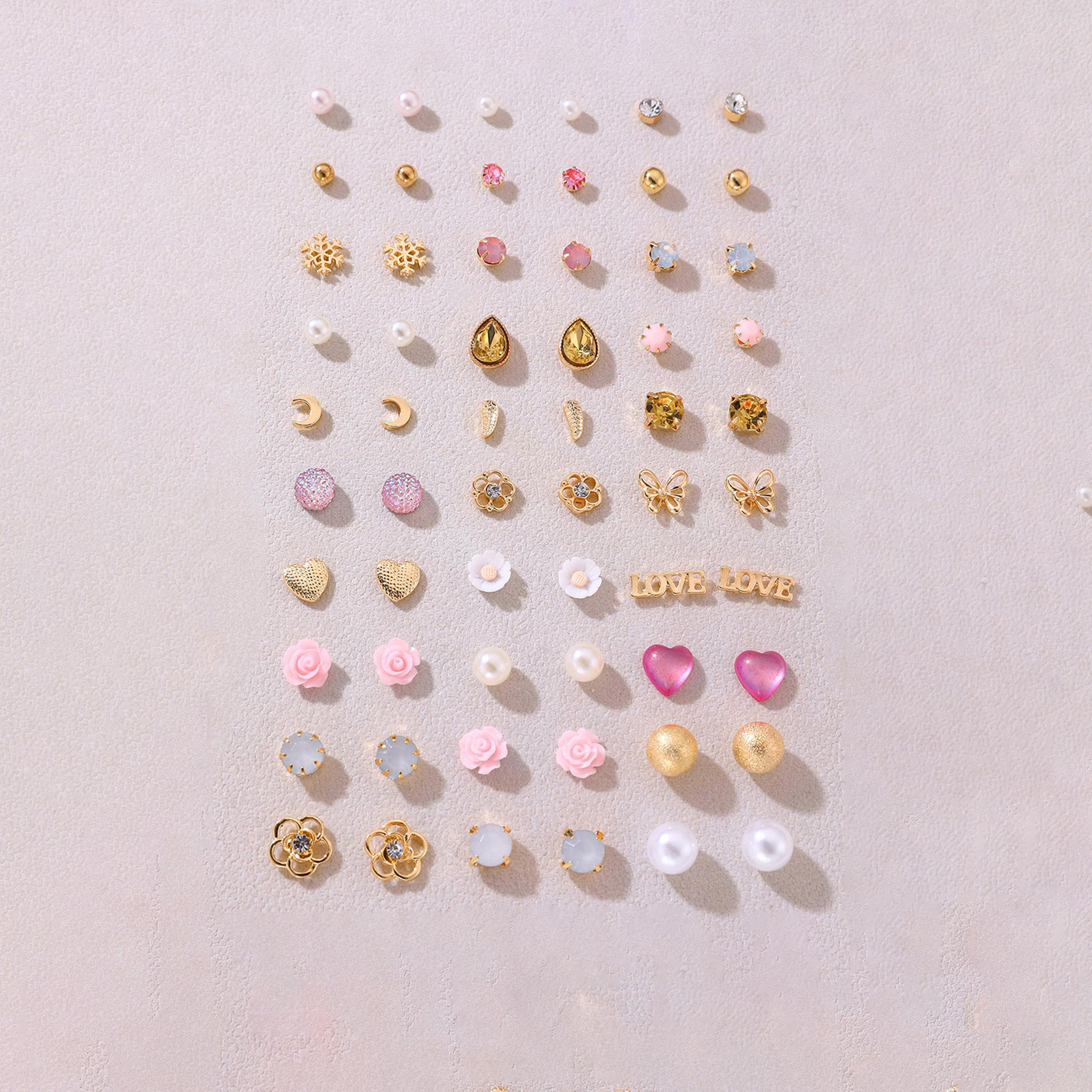 Take Two Women  30 pairs Assorted Earrings Set-women-watchesandjewellery-jewellery-earrings-image-1