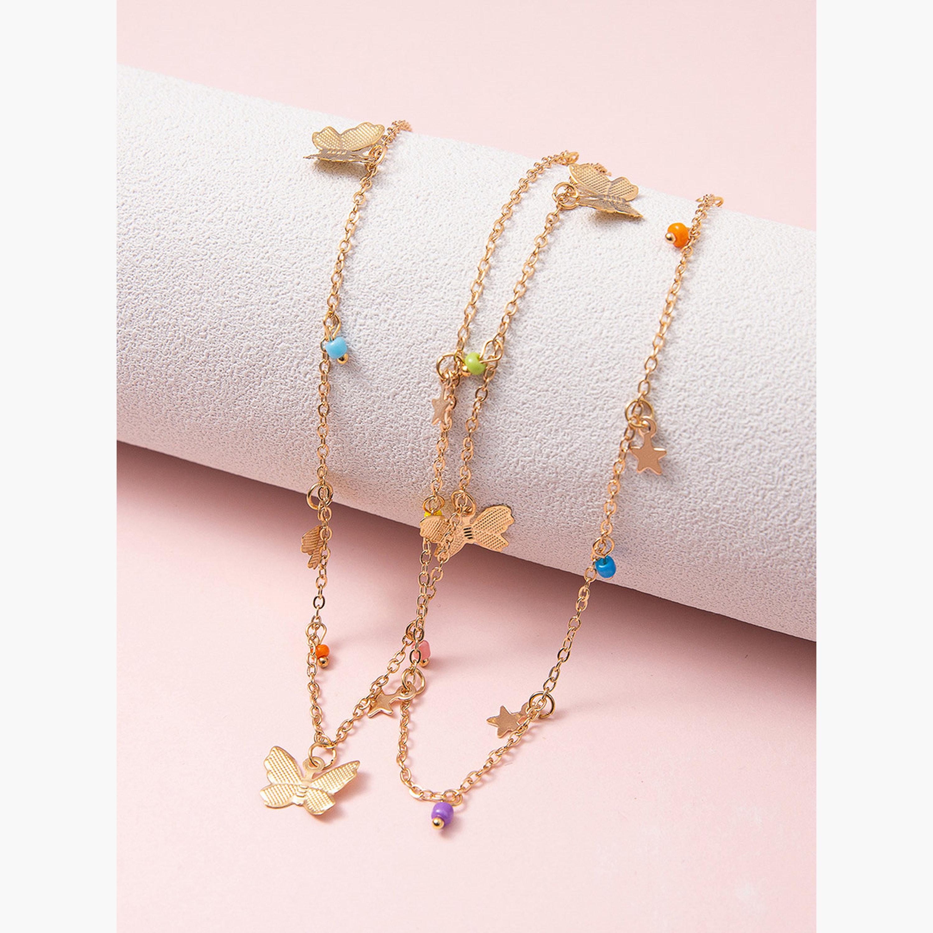 Take Two Women  2pcs Butterfly Pendant Necklace Set-women-watchesandjewellery-jewellery-necklacesandpendants-image-3