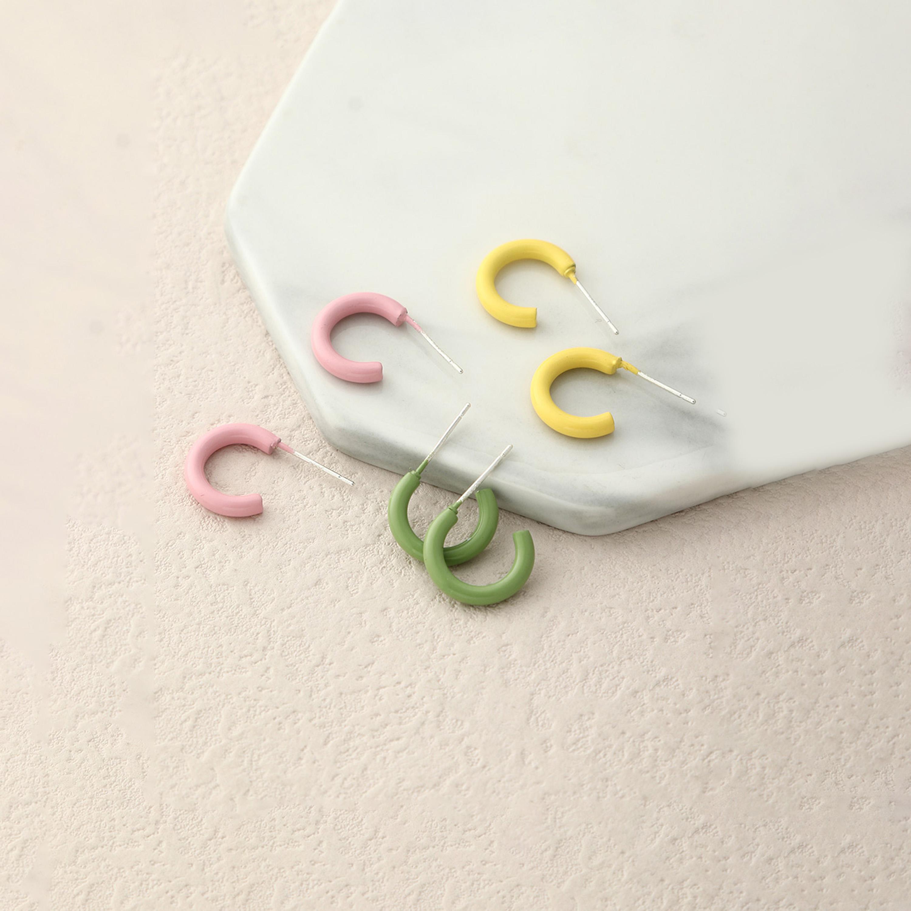 Take Two Women  3 pairs Circle Earrings Set-women-watchesandjewellery-jewellery-earrings-image-2