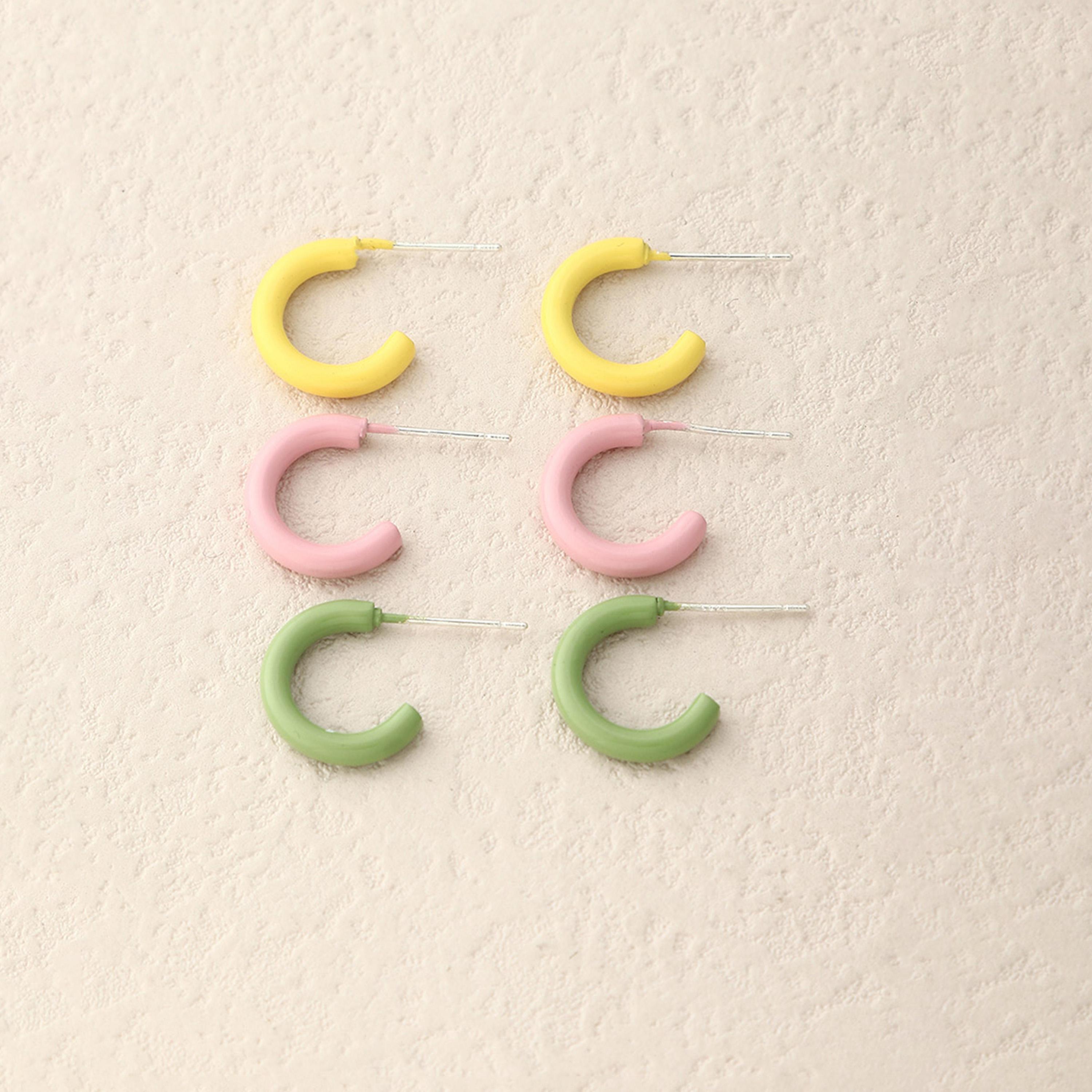 Take Two Women  3 pairs Circle Earrings Set-women-watchesandjewellery-jewellery-earrings-image-3