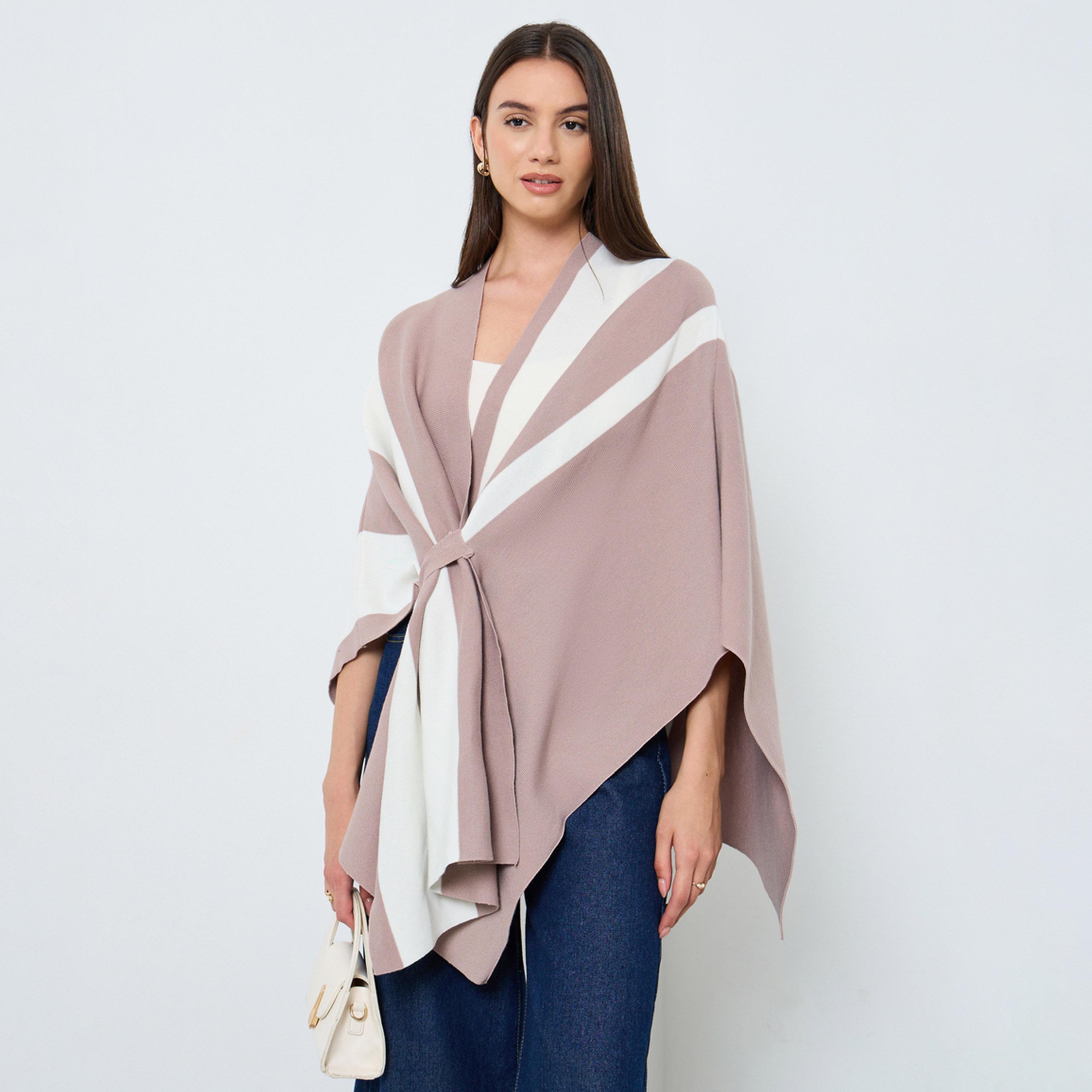 Take Two Beige Asymmetric Hem Wrap Cardigan-women-clothing-cardigansandjumpers-cardigans-image-1
