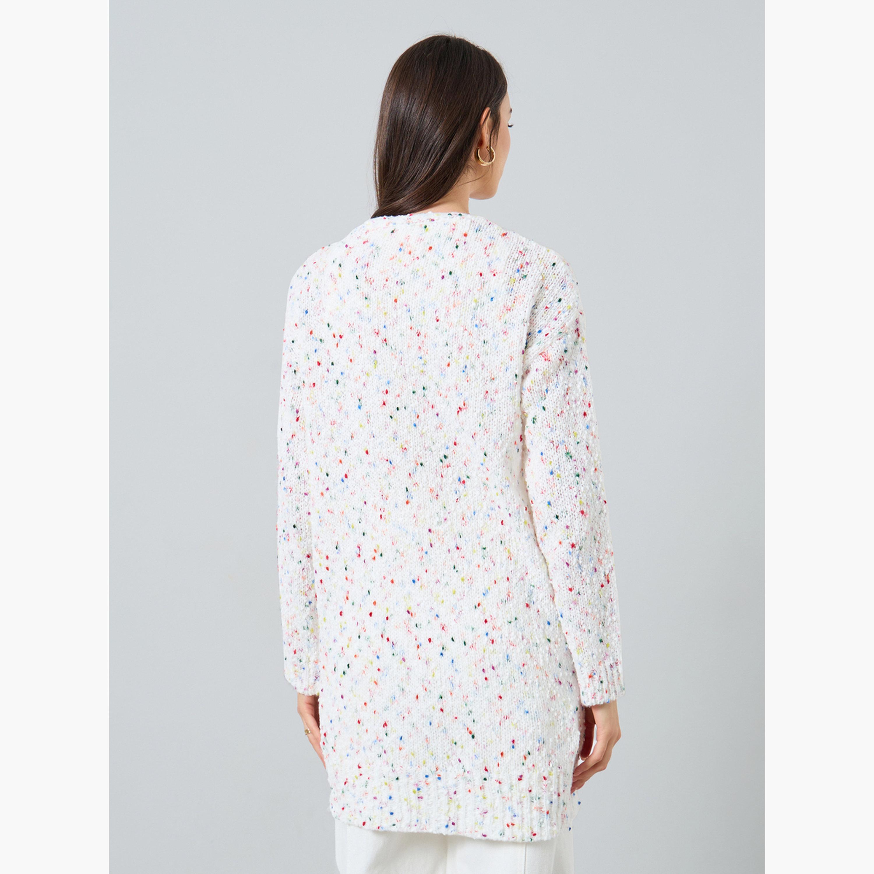 Take Two Multi Yarn Open Front Knit Cardigan-women-clothing-cardigansandjumpers-cardigans-image-3