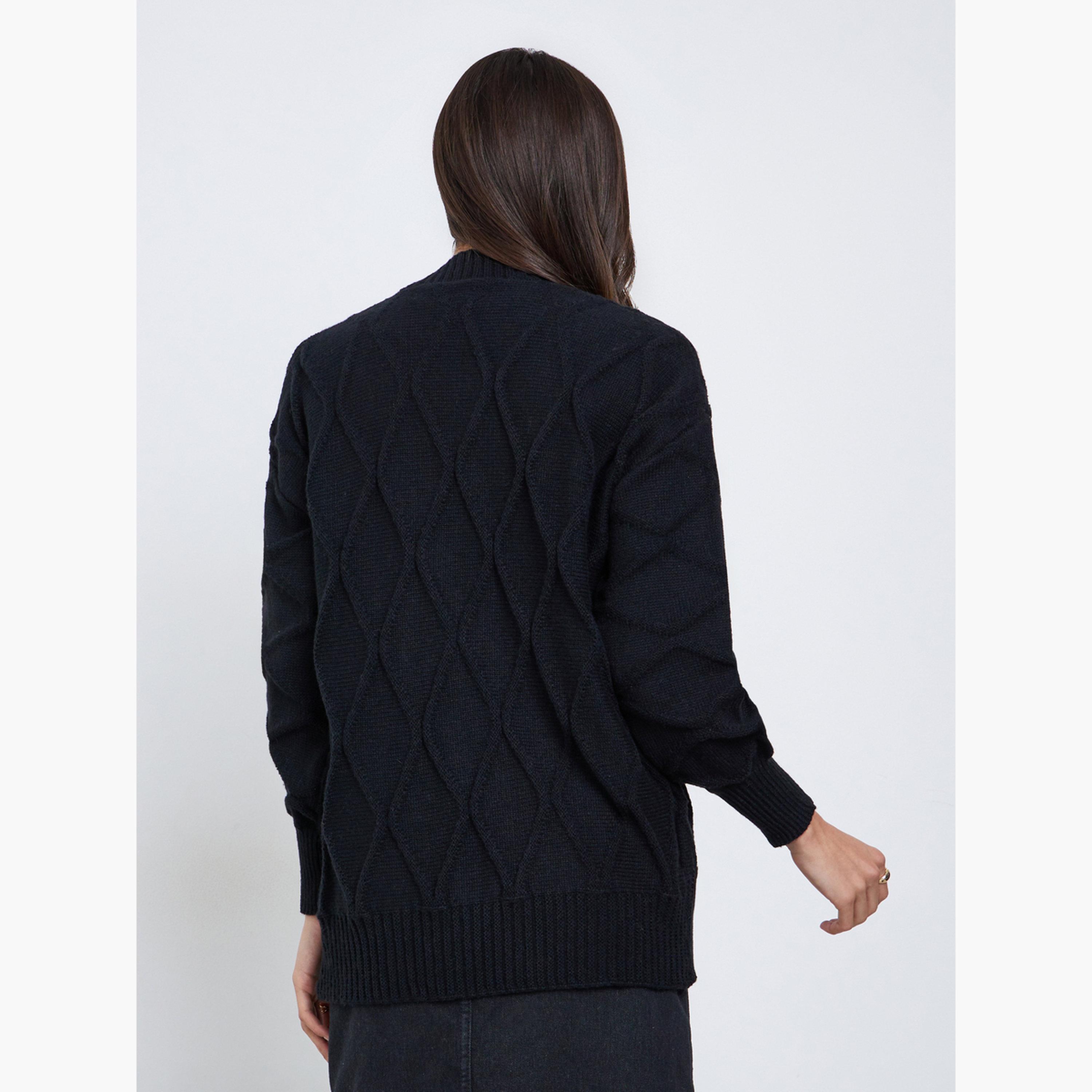 Take Two Black Front Open Sequined Cardigan-women-clothing-cardigansandjumpers-cardigans-image-4