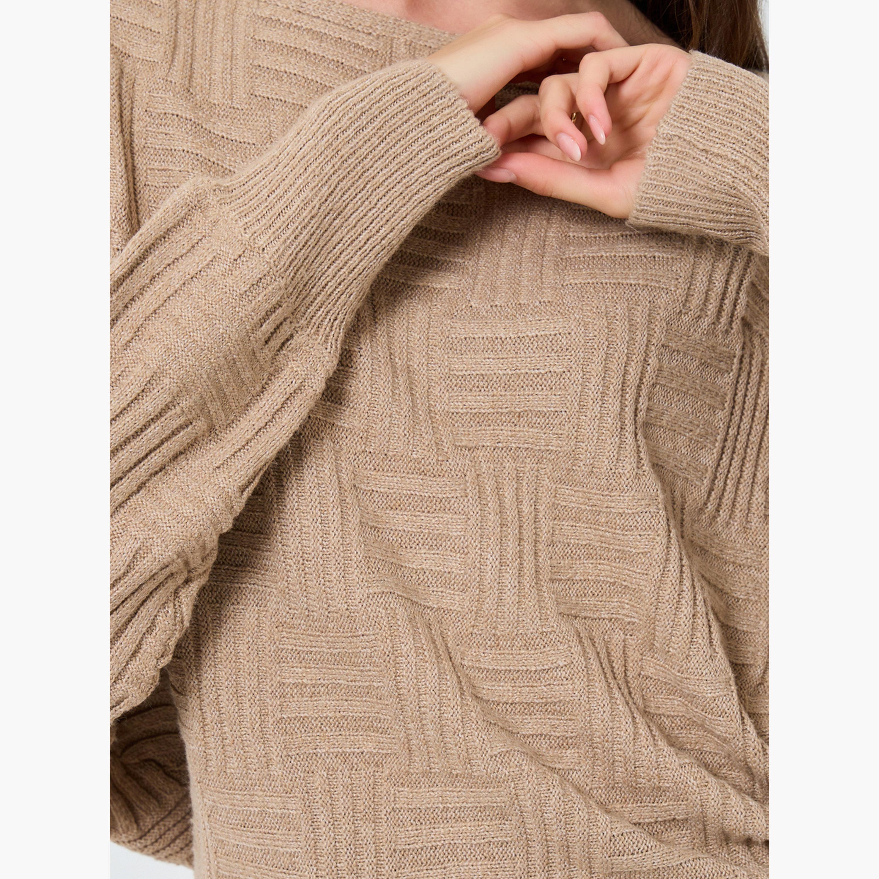 تيك تو - سترة محبوكة بلون البشرة بأكمام خفاش-women-clothing-cardigansandjumpers-jumpers-image-5