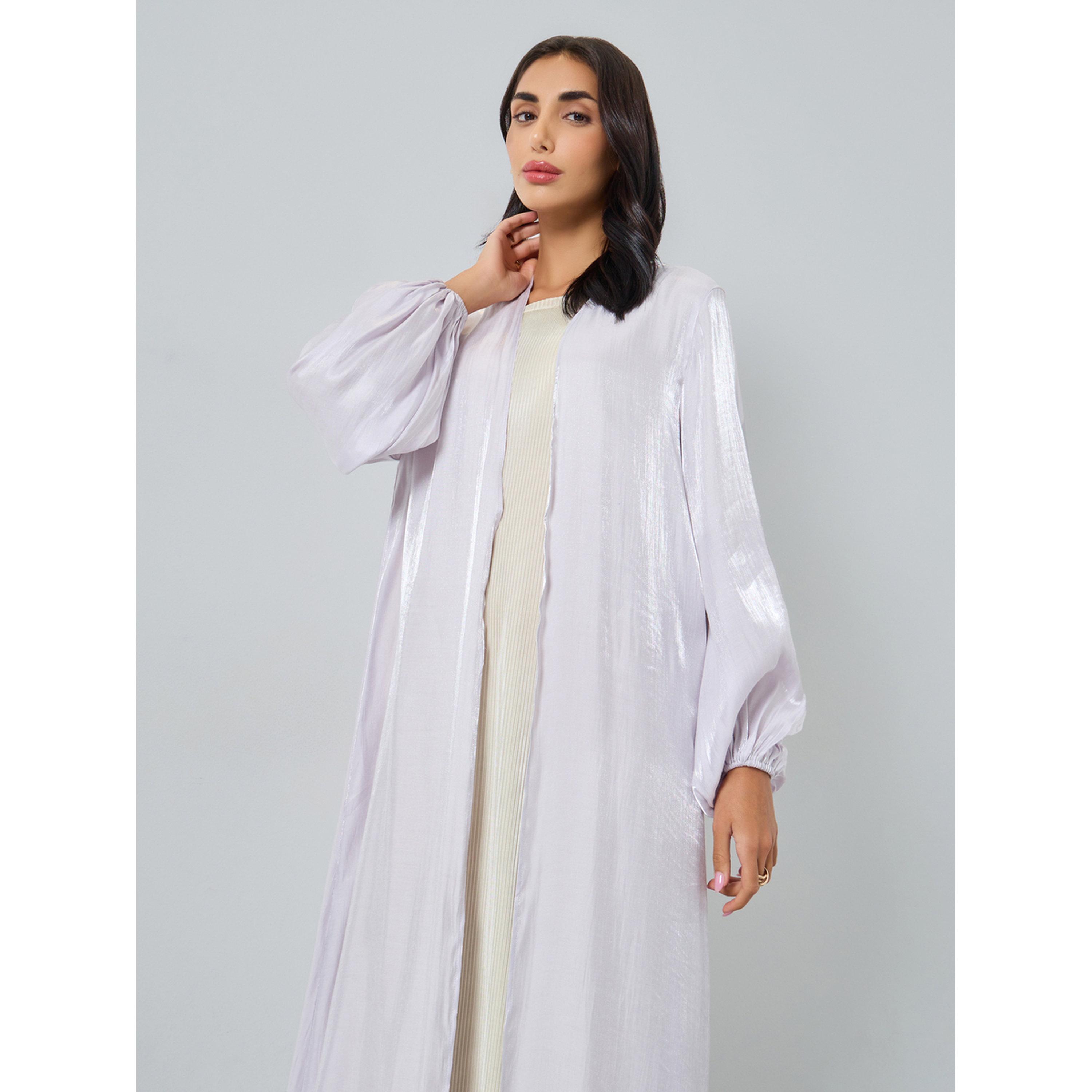 عباية ساتان بأكمام واسعة وتفاصيل براقة-women-arabicclothing-abayas-image-3