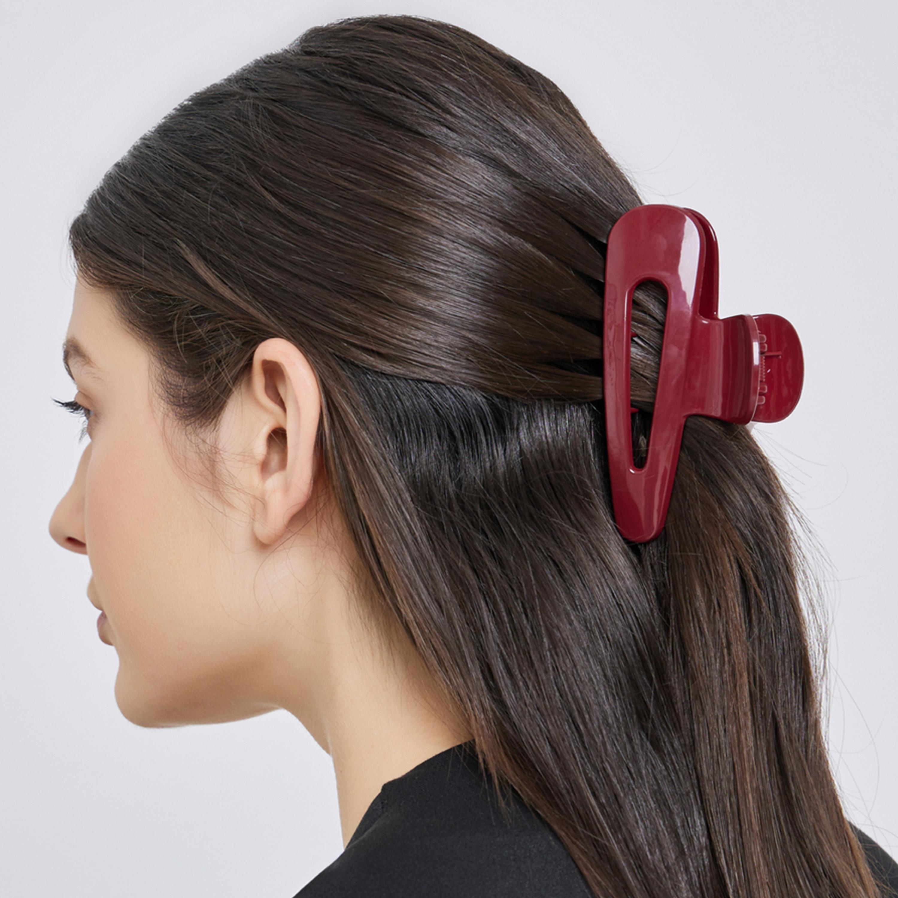 Styli Set of 2 - Plain Hair Claw-women-hairaccessories-clips-image-2