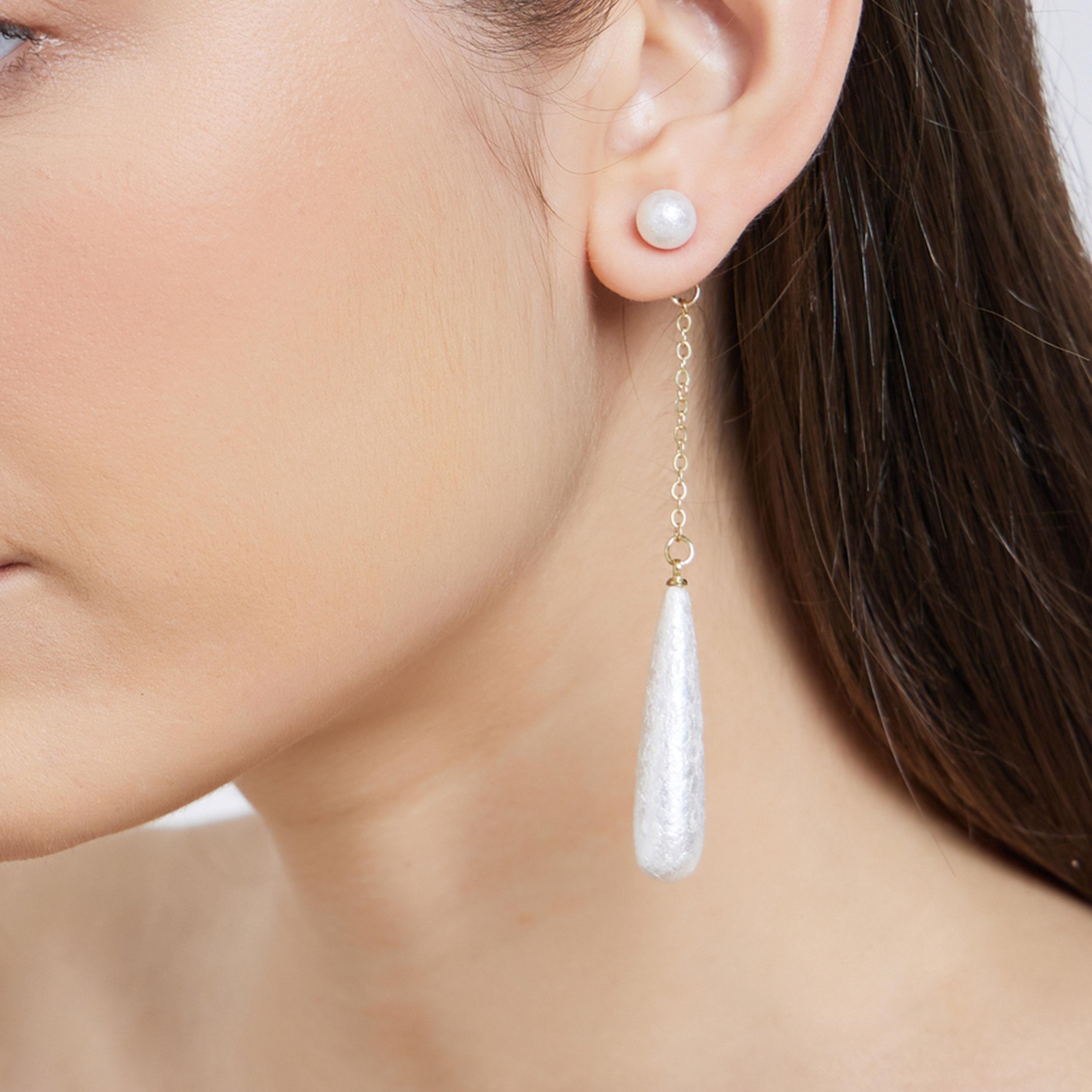 ستايلي - أقراط متدلية من اللؤلؤ الصناعي-women-watchesandjewellery-jewellery-earrings-image-2