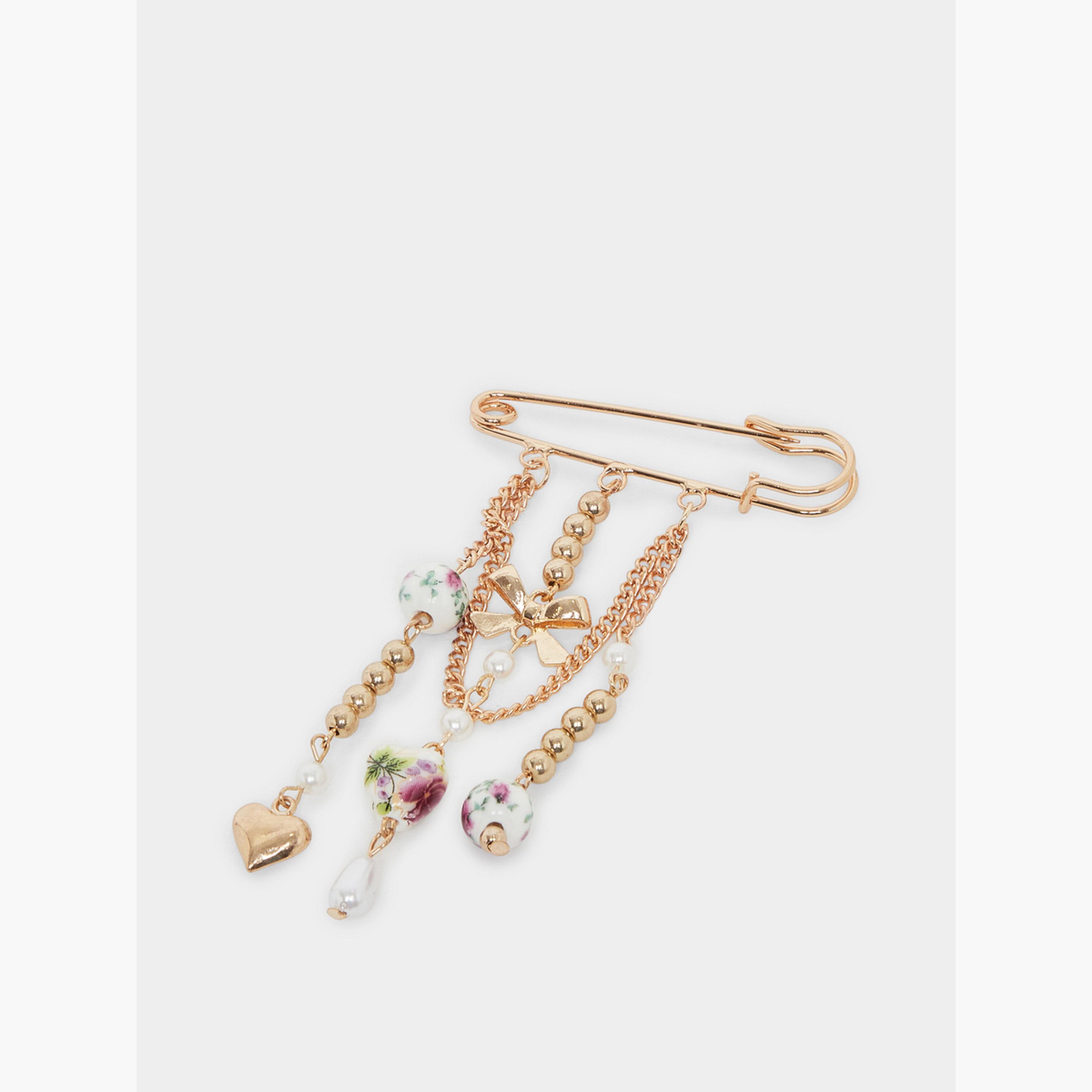 ستايلي - دبوس تصميم قلب ولؤلؤ صناعي-women-watchesandjewellery-jewellery-brooches-image-1