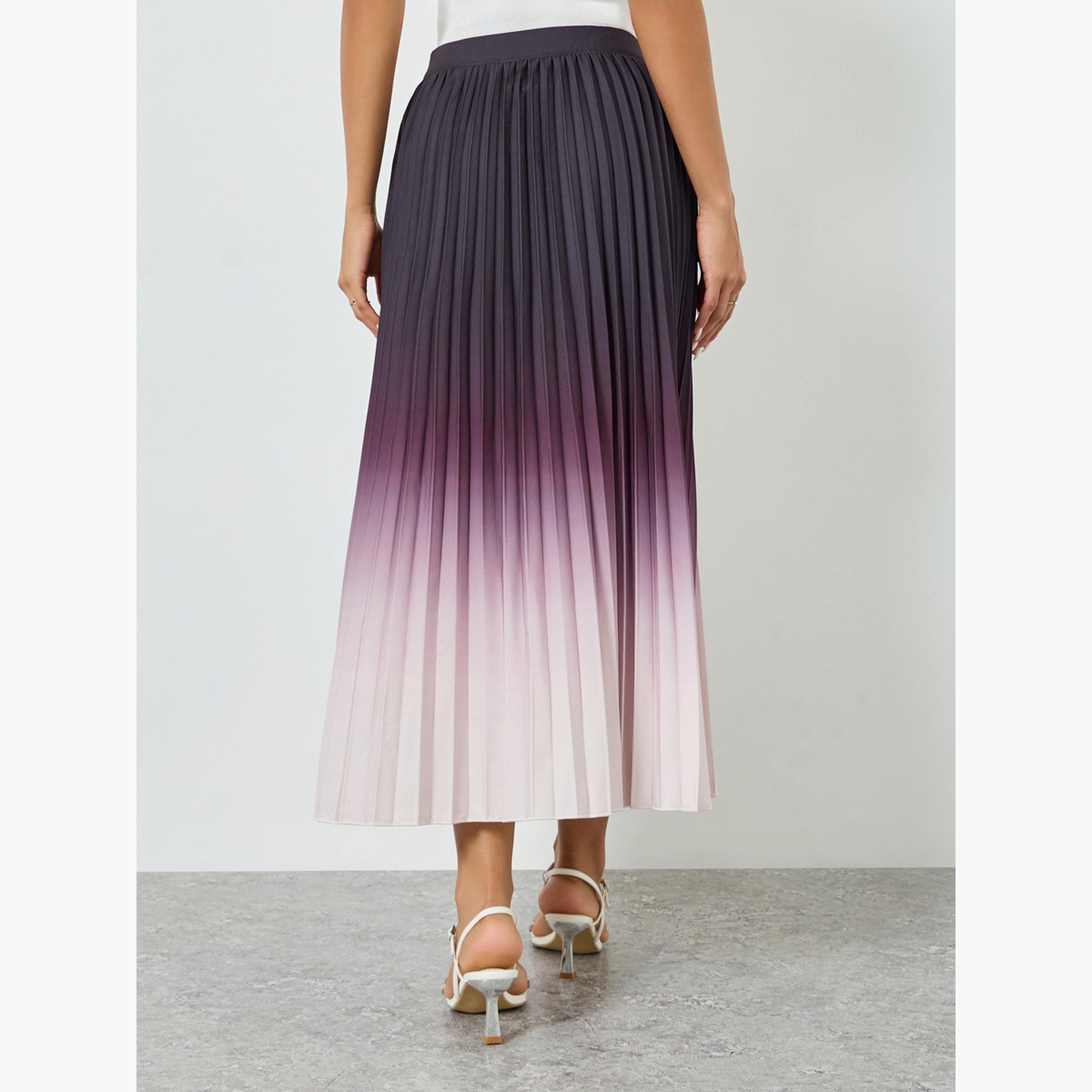 تنورة ميدي مطوية بنمط أومبريه-women-clothing-bottoms-skirts-image-3