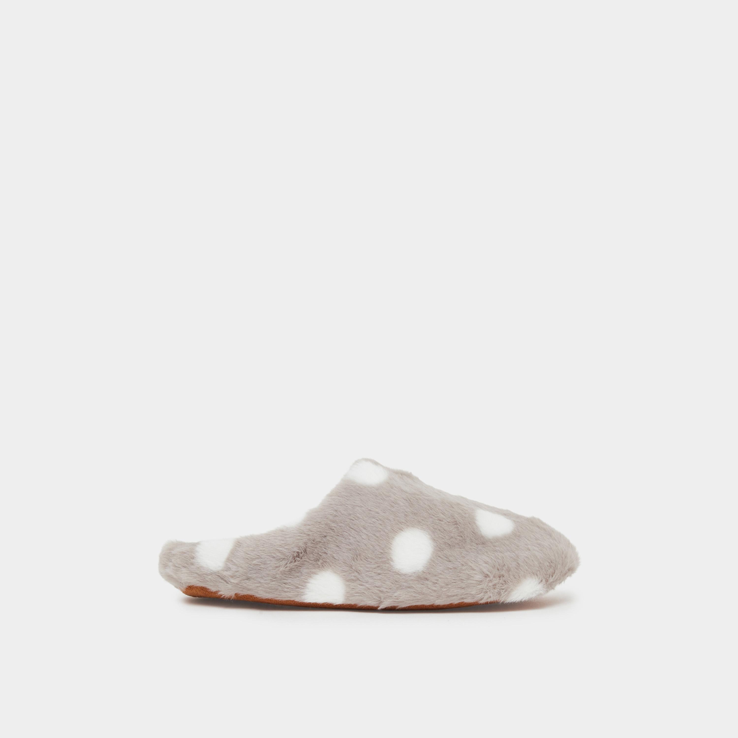 ستايلي - شبشب غرفة النوم القطيفة المنقطة-women-shoes-bedroomslippers-image-3