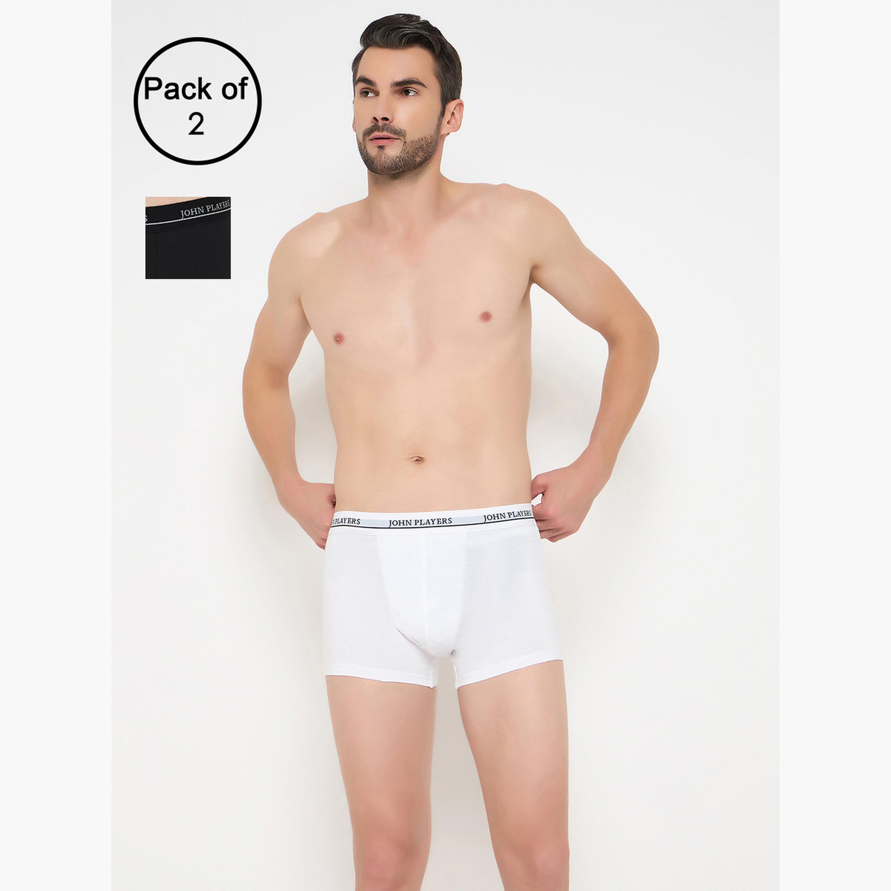 John Player Pack of 2 - Men Cotton Trunk-men-clothing-innerwear-underwear-image-1