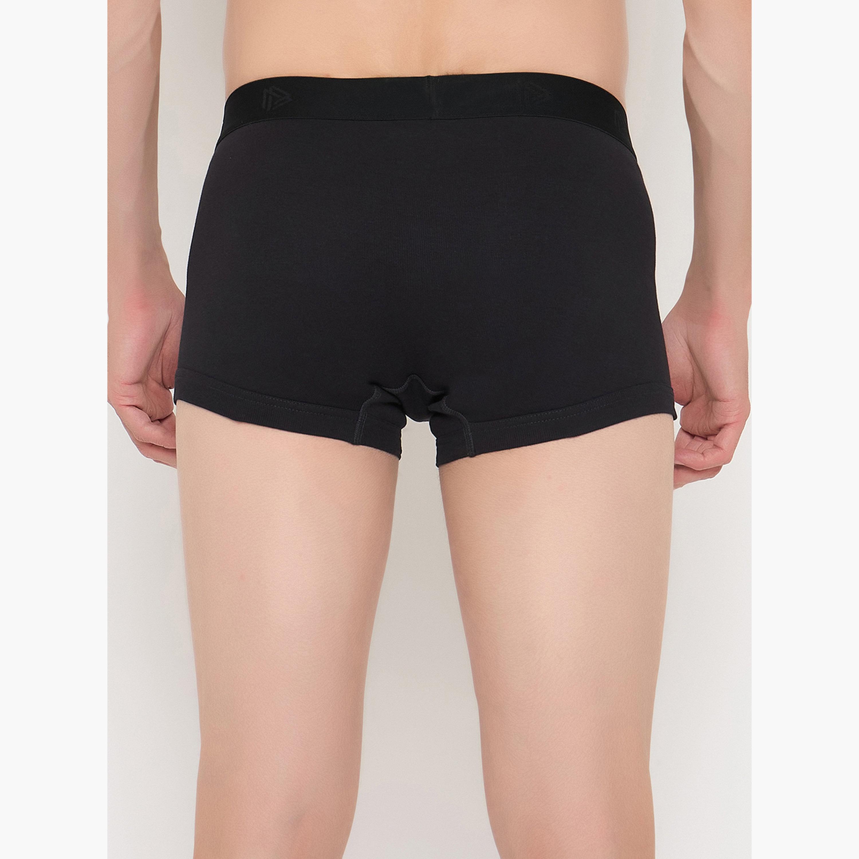 طقم من 2 سراويل داخلية سادة قطن 100%-men-clothing-innerwear-underwear-image-4
