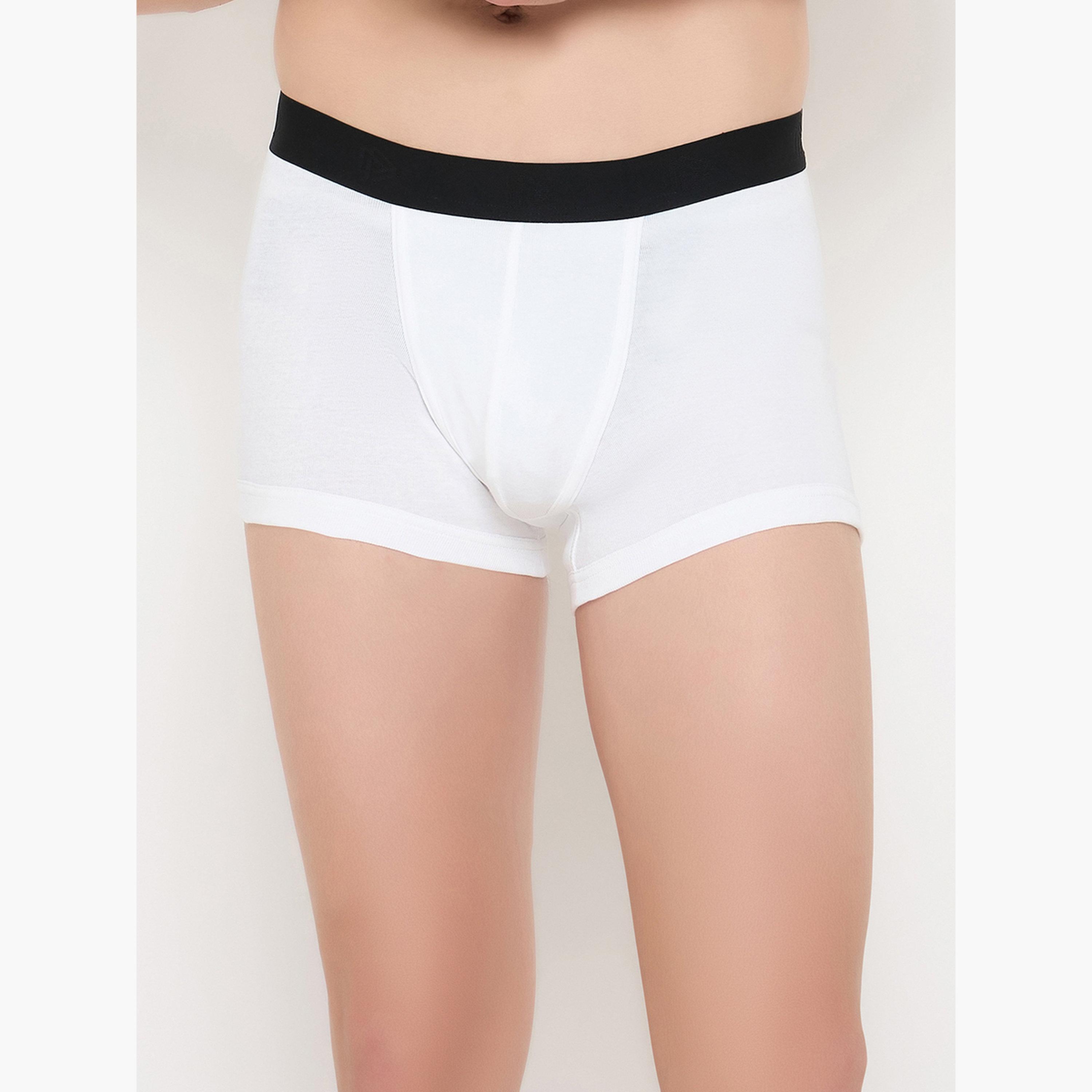 طقم من 2 سراويل داخلية سادة قطن 100%-men-clothing-innerwear-underwear-image-4