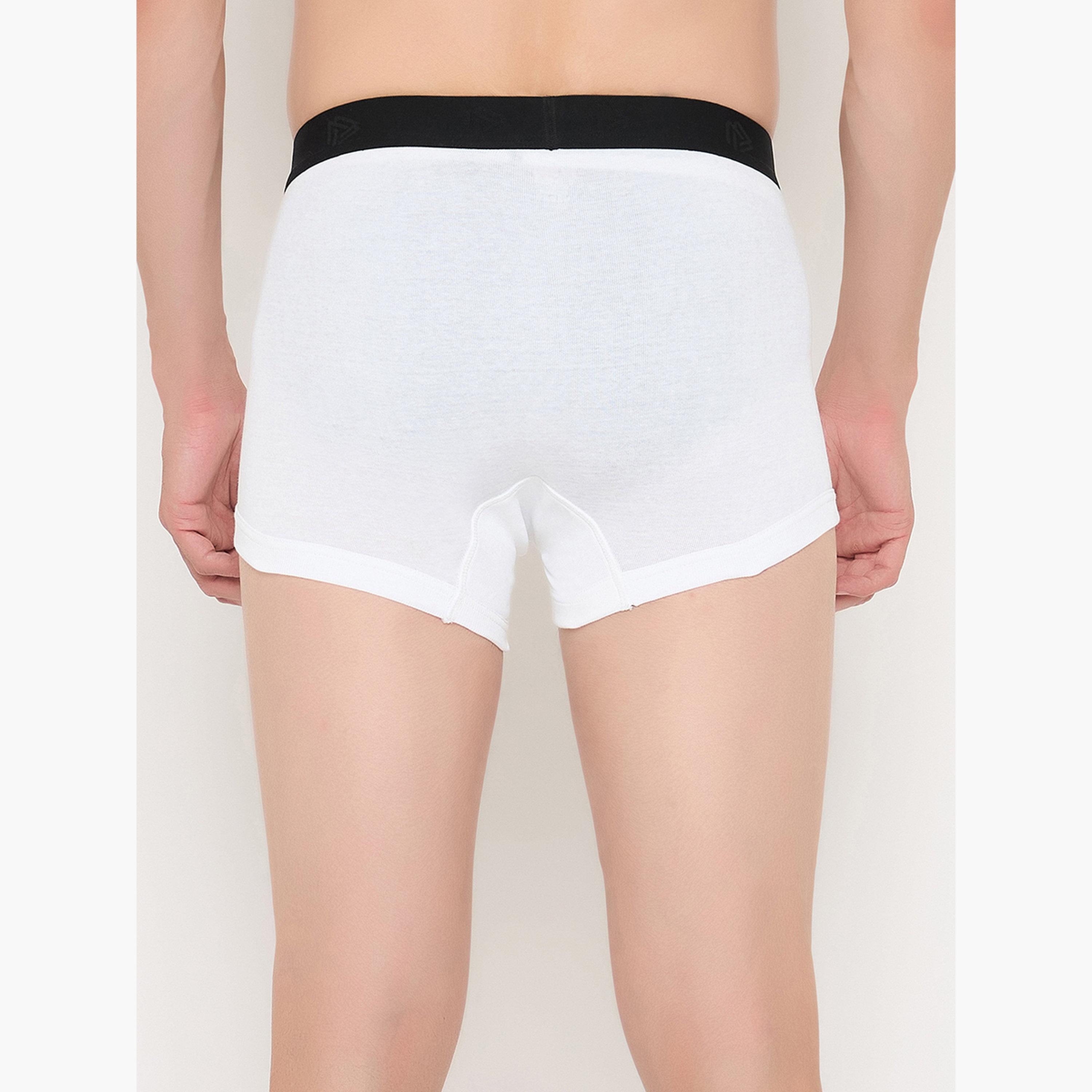 John Player Pack of 2 - Plain Trunks -100% Cotton-men-clothing-innerwear-underwear-image-5